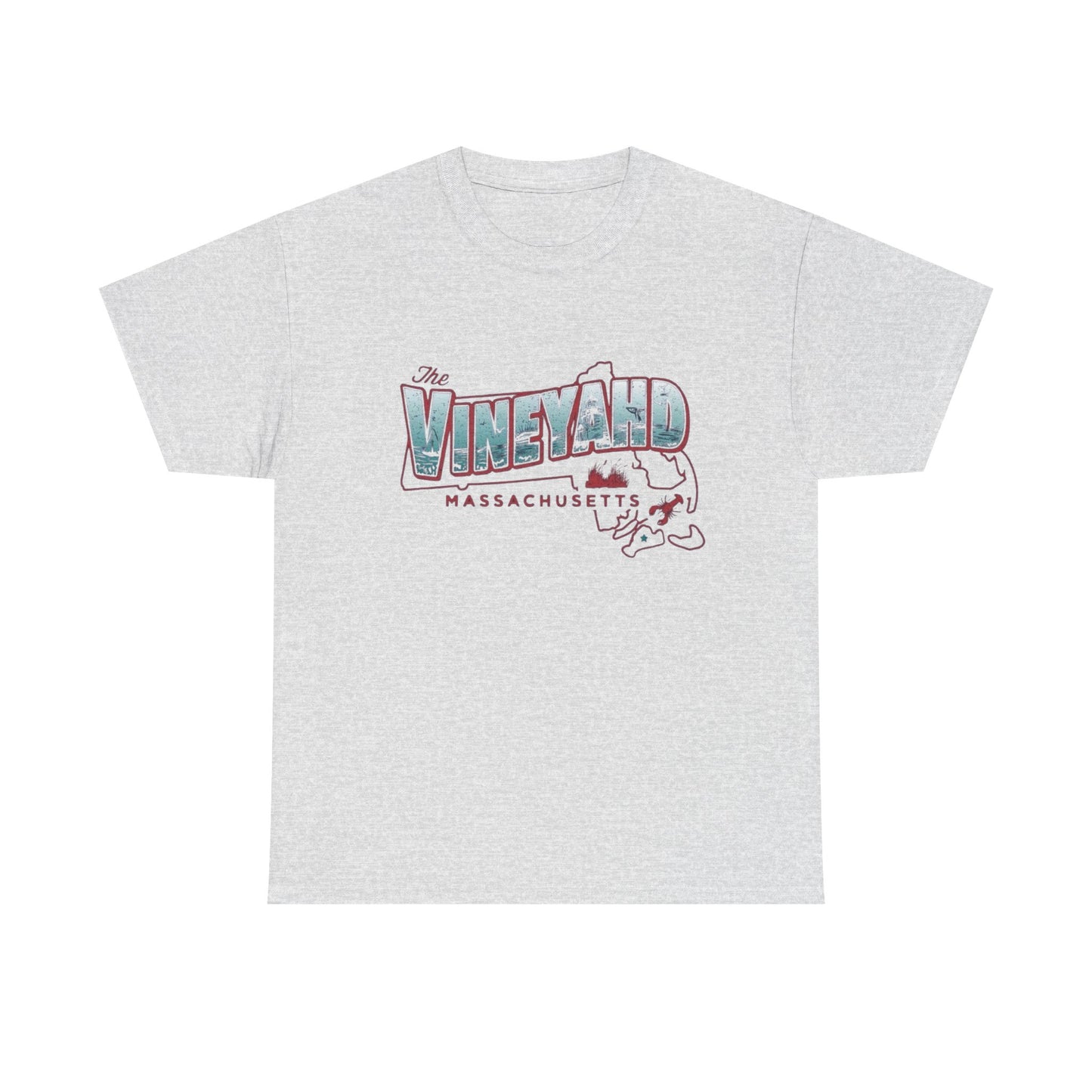 The Vineyard Massachusetts Graphic T Shirt NEW ADULT