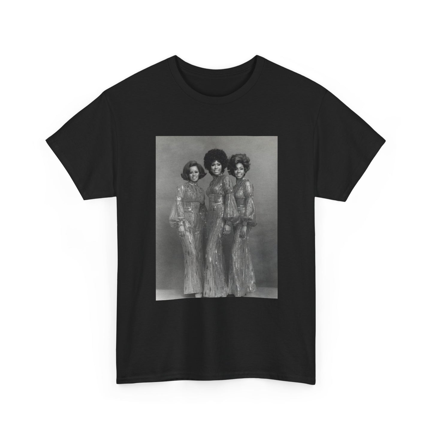 The Supremes Tshirt Vintage Diana Ross Retro Photo Unisex Heavy Cotton Tee