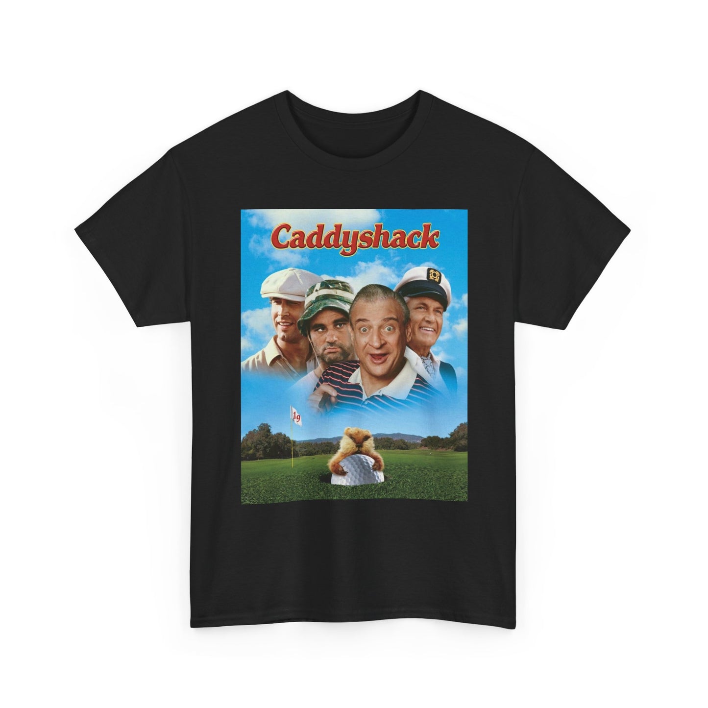 Caddyshack Shirt Vintage movie Poster Retro Dangerfield Golf Unisex Heavy Cotton