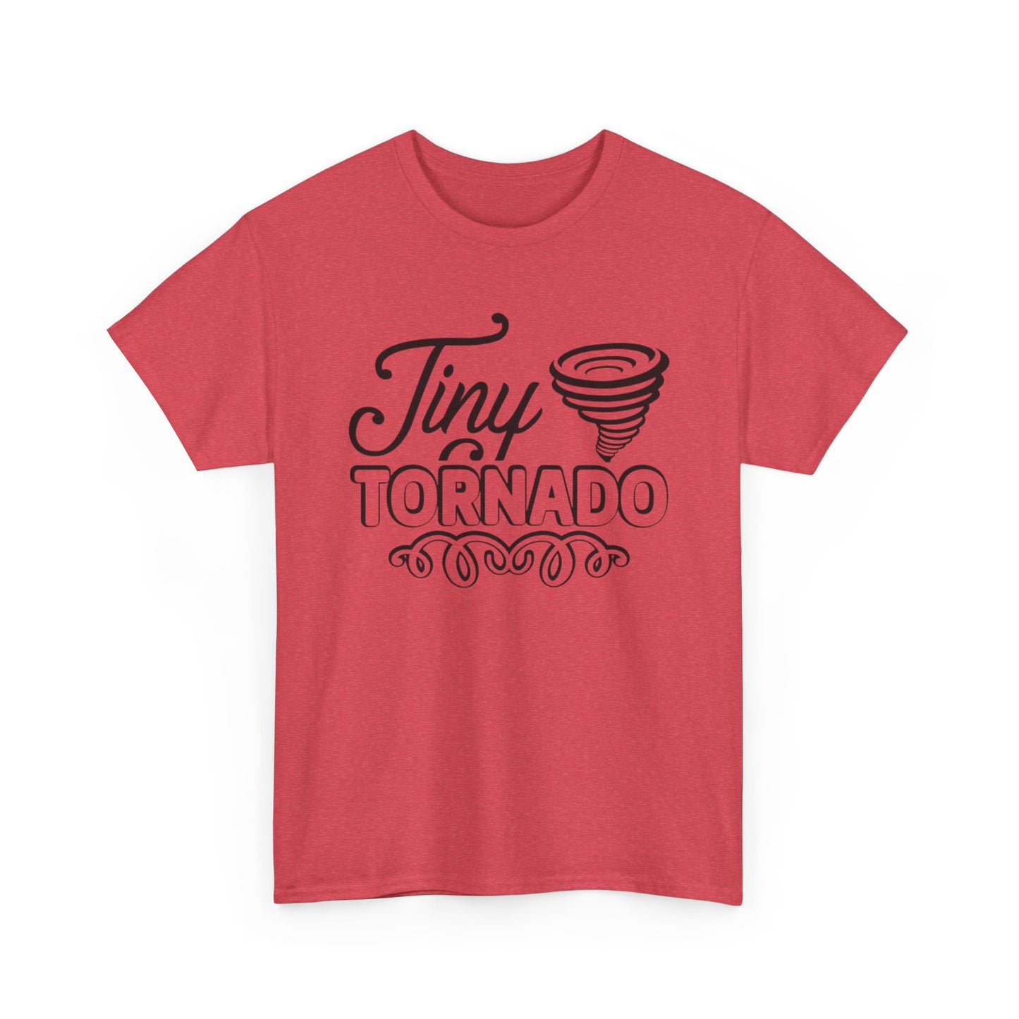 Tiny Tornado Funny Graphic T Shirt Unisex Heavy Cotton Tee