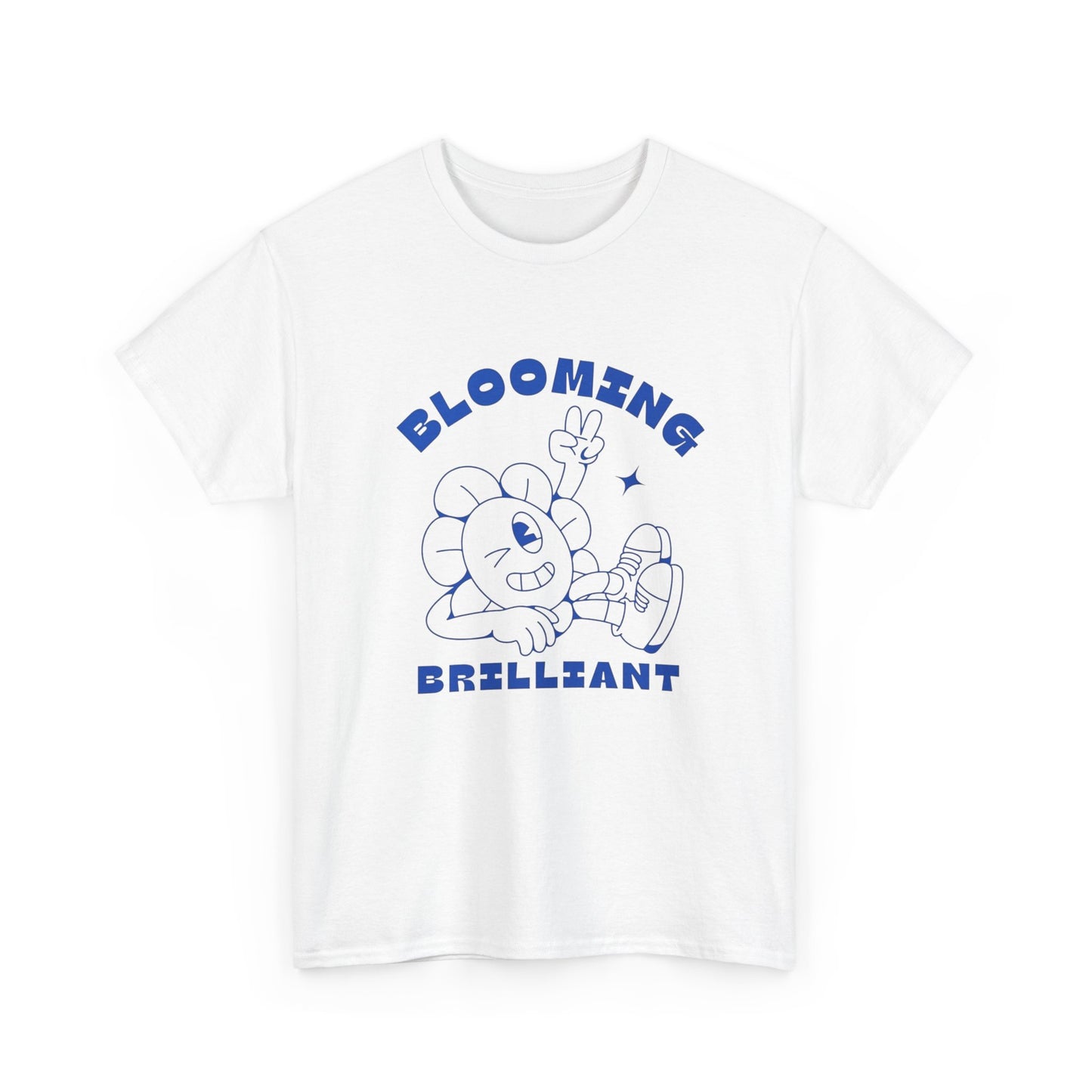 Blooming Brilliant Flowers Graphic T Shirt Unisex Heavy Cotton Tee