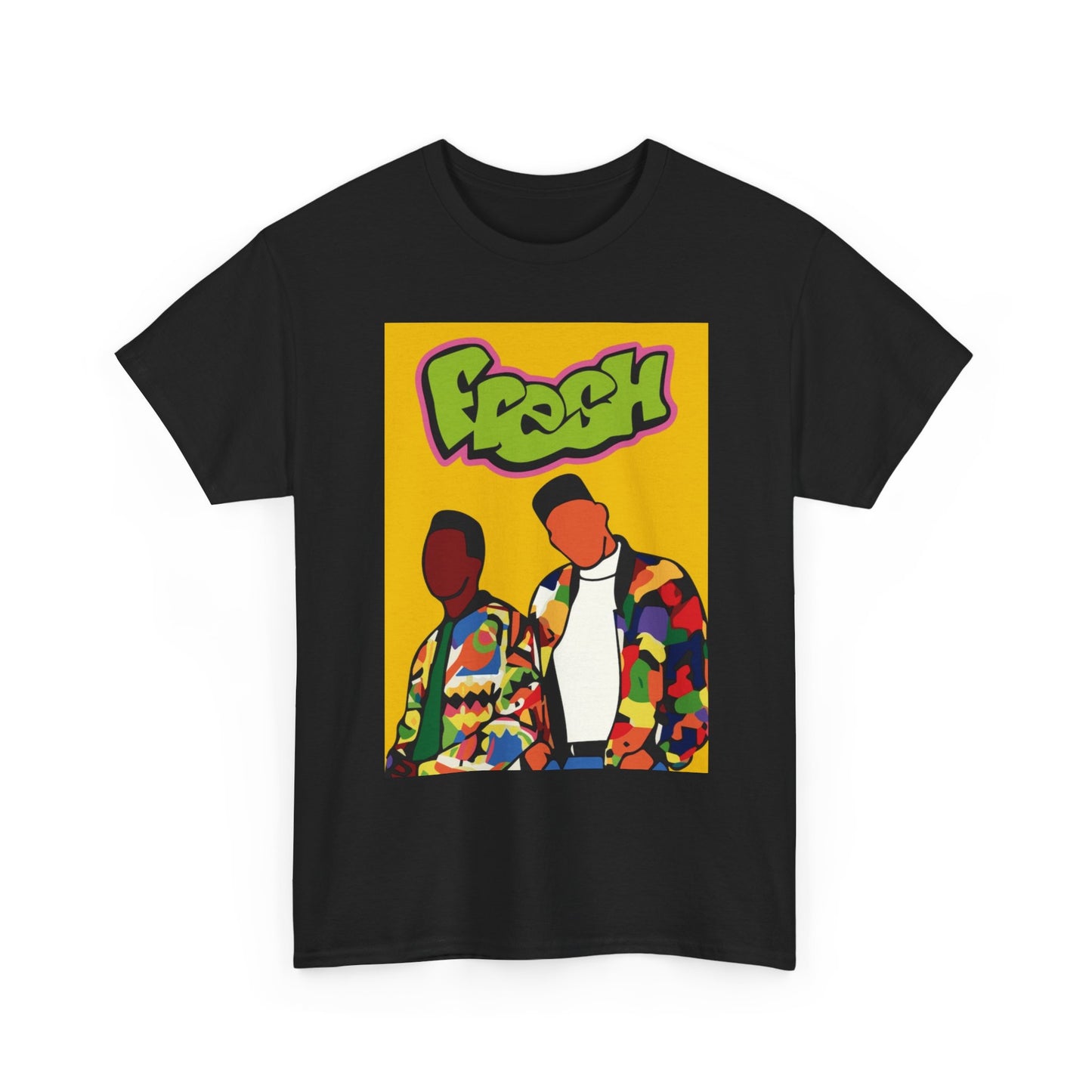 The fresh Prince Of Bel Air Tshirt Cartoon Poster Tv Unisex Heavy Cotton Tee