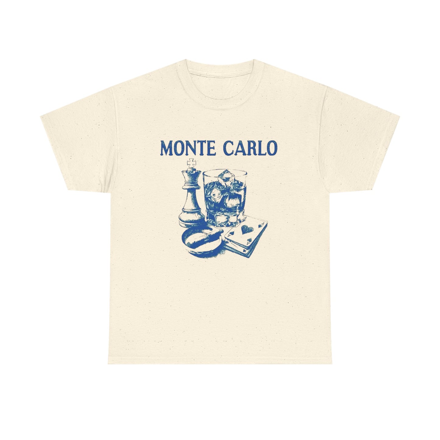 Monte Carlo Vintage Graphic T Shirt Unisex Heavy Cotton Tee