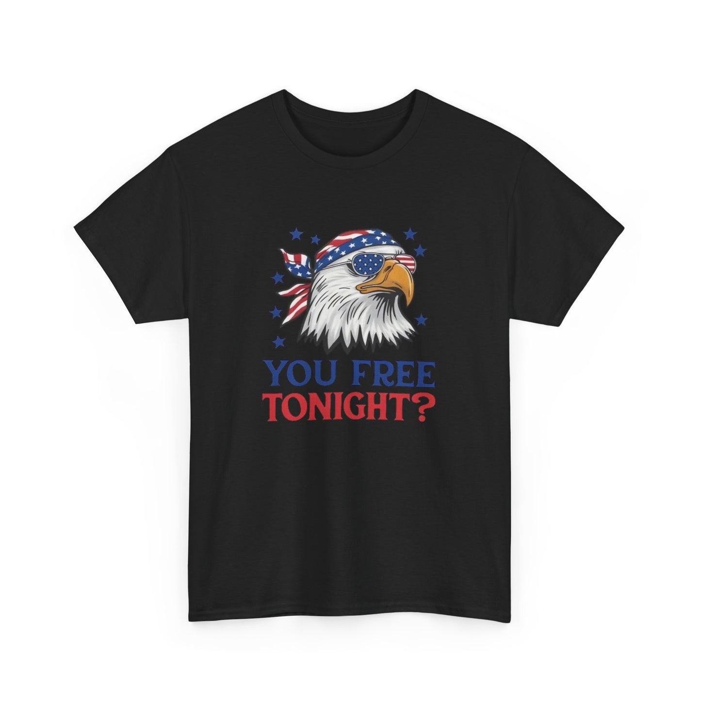 American Freedom Bald Eagle Graphic T-Shirt Unisex Heavy Cotton Tee NEW