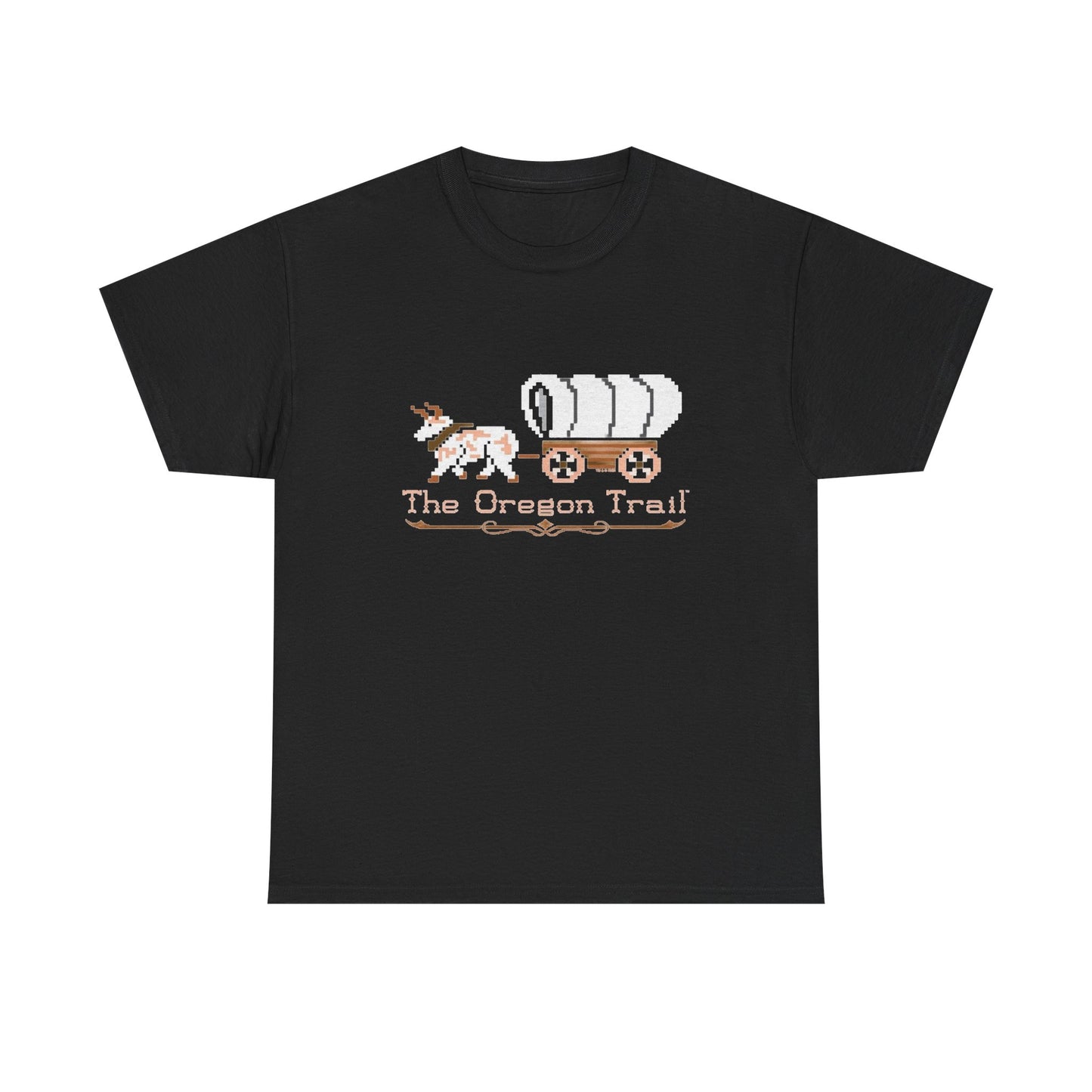 The Oregon Trail Graphic T Shirt NEW Unisex Heavy Cotton Tee