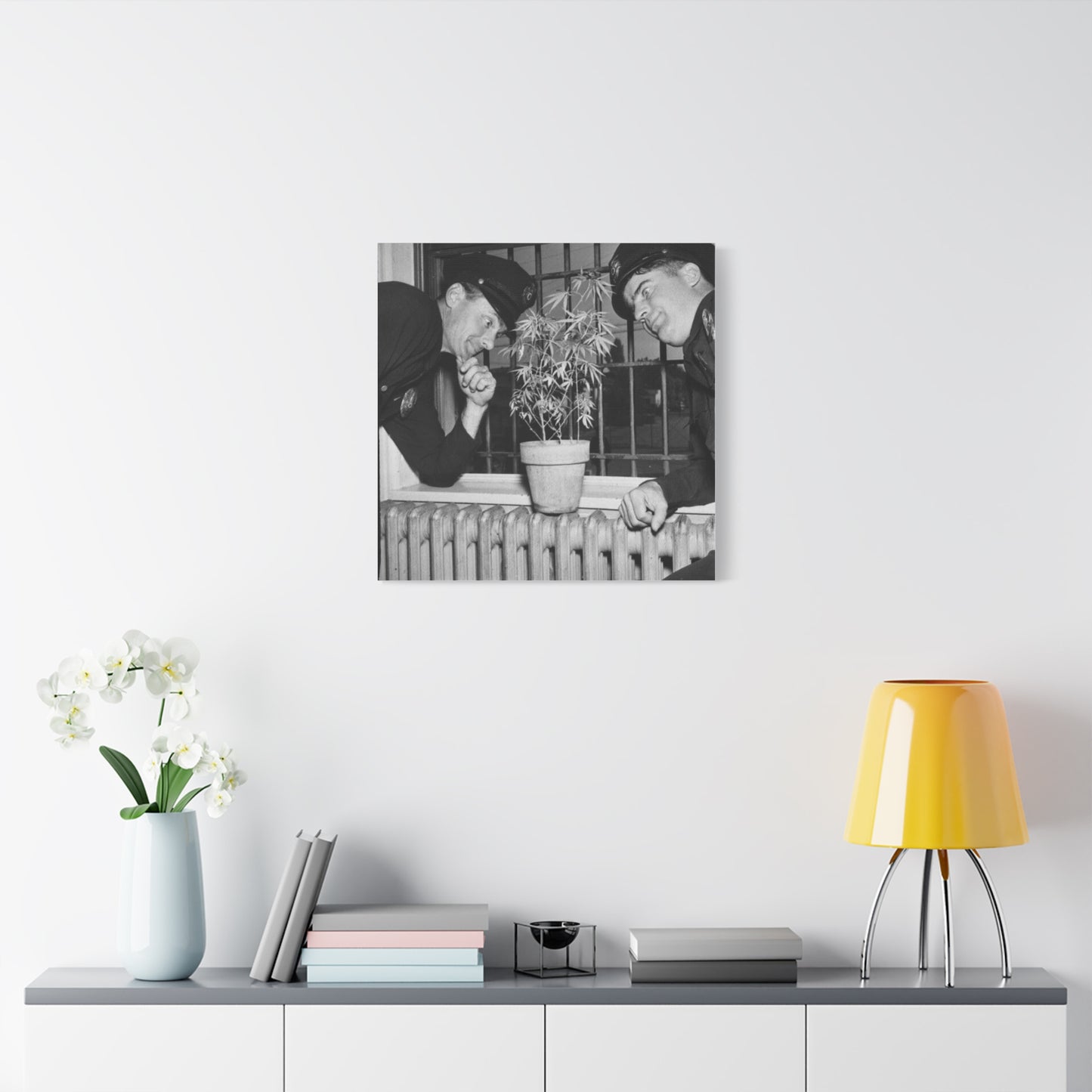 Reefer Madness Vintage Photo Weed Police Funny Matte Canvas, Stretched, 1.25"