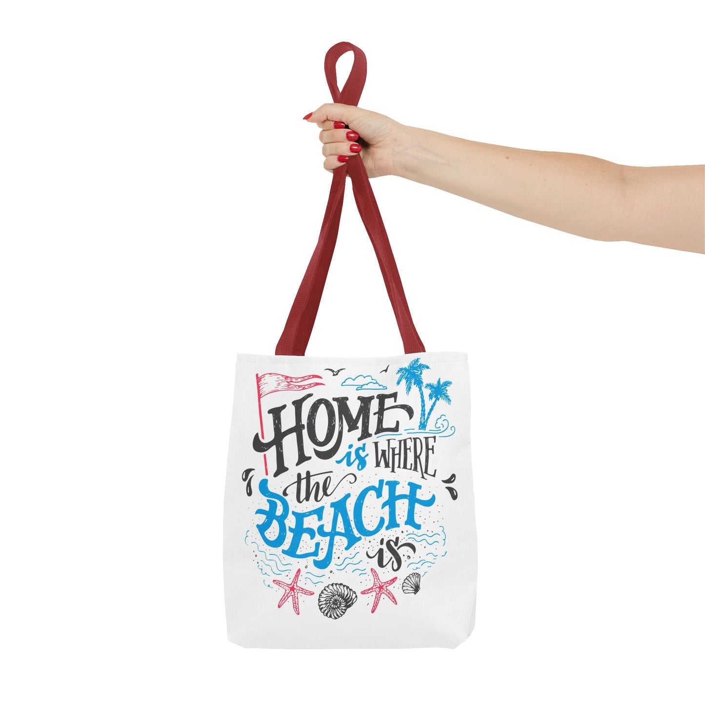 Home Is Where The Beach Is BRAND NEW Modern Purse - Pocketbook - Travel Tote Bag