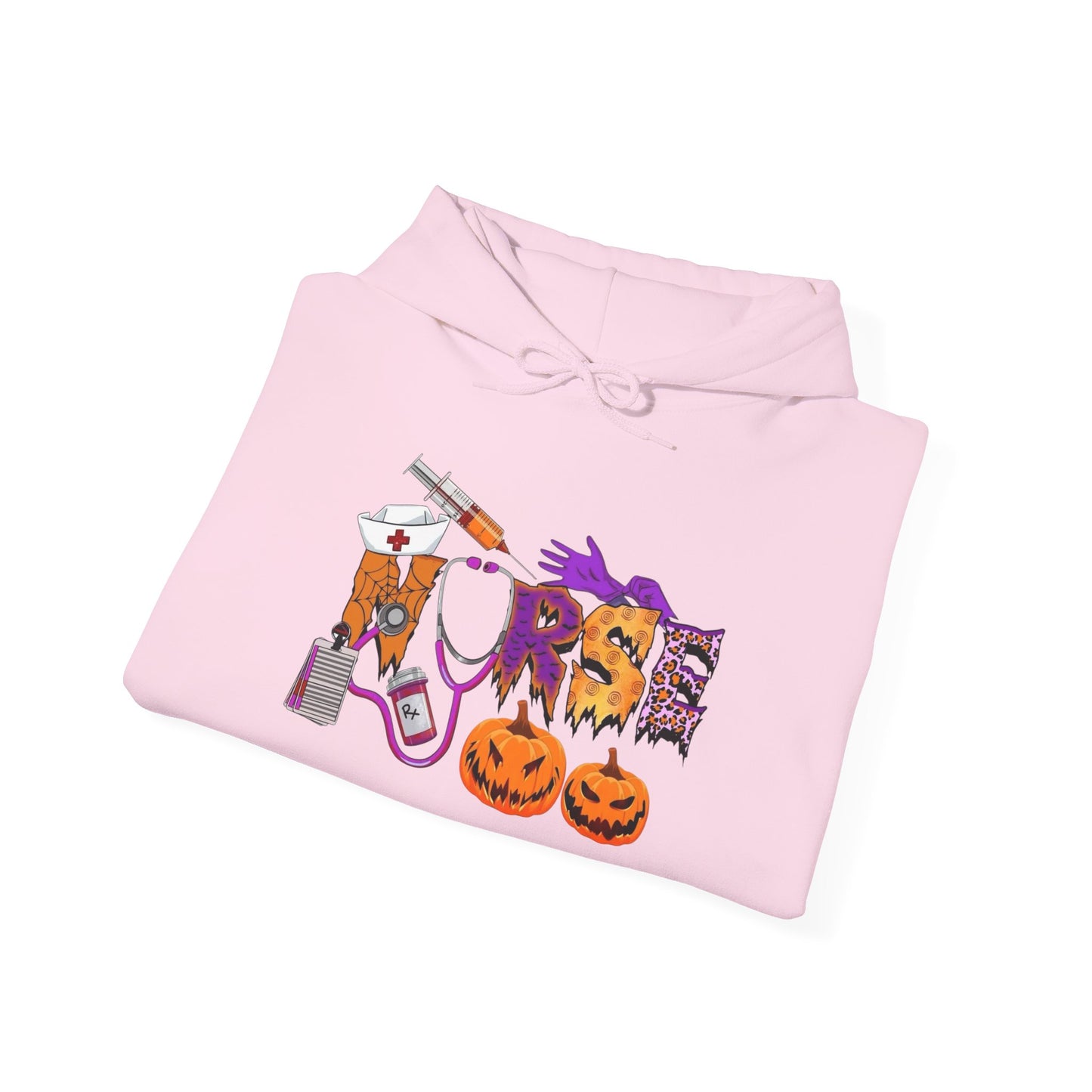 Nurse Halloween Graphic Hoodie Unisex Heavy Blend™ Hooded Sweatshirt