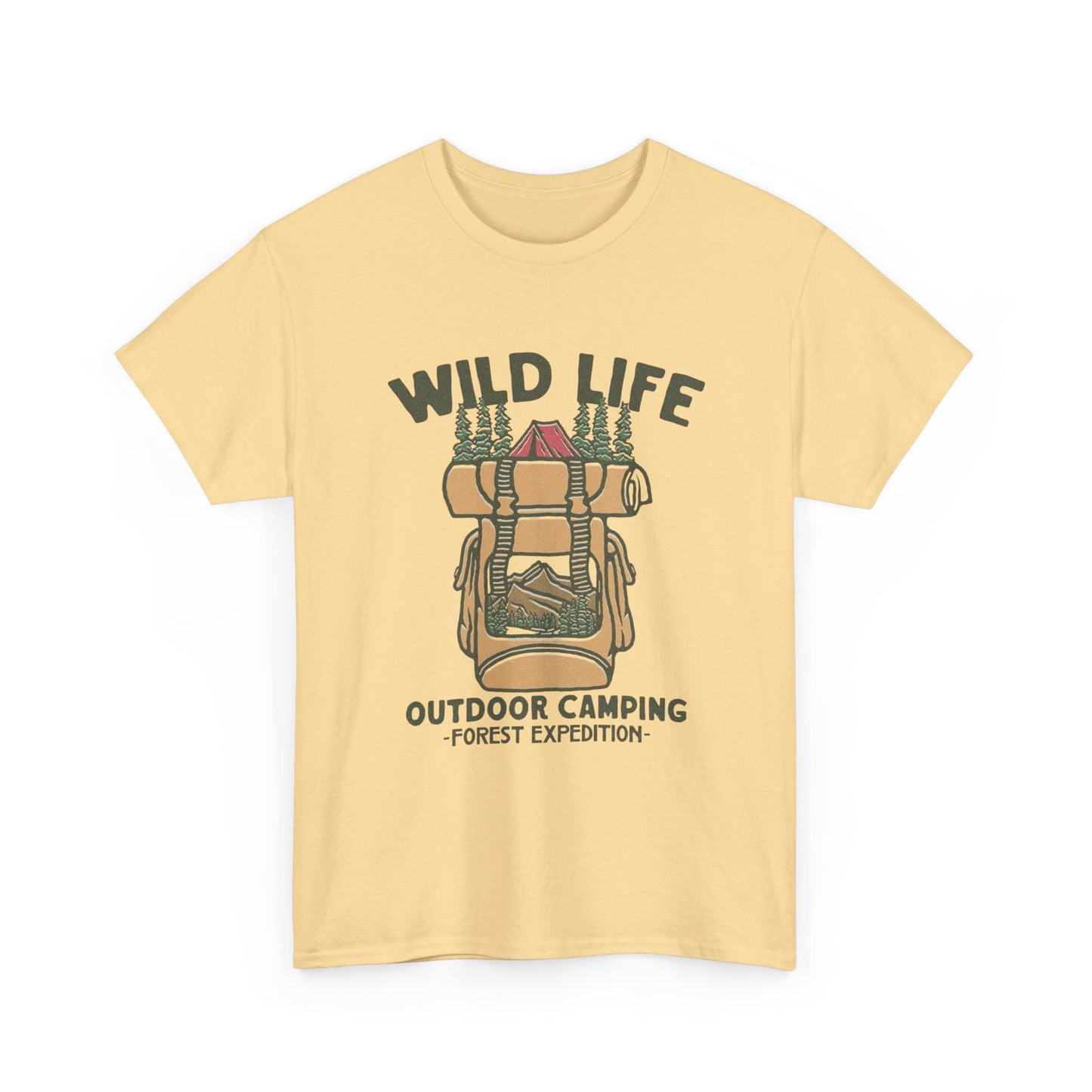Wildlife Outdoor Camping Graphic T Shirt NEW Adult Tee