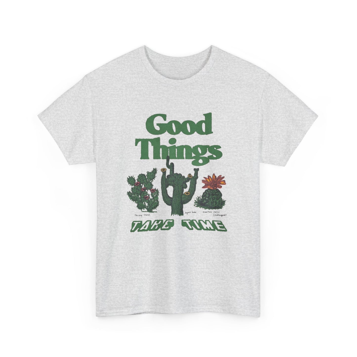 Good Things Take Time Graphic T Shirt Unisex Heavy Cotton Tee Gift Vintage