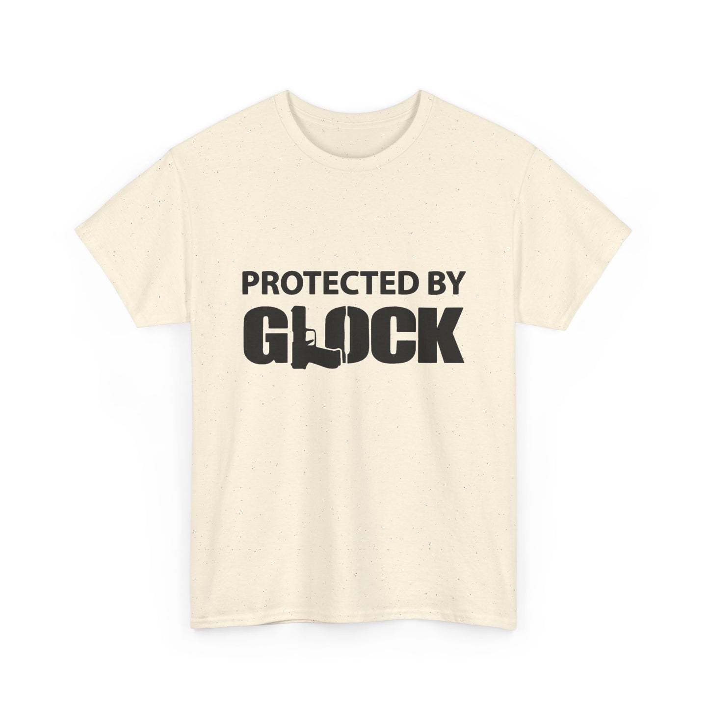 Protected By Glock Graphic T Shirt Unisex Heavy Cotton Tee NEW