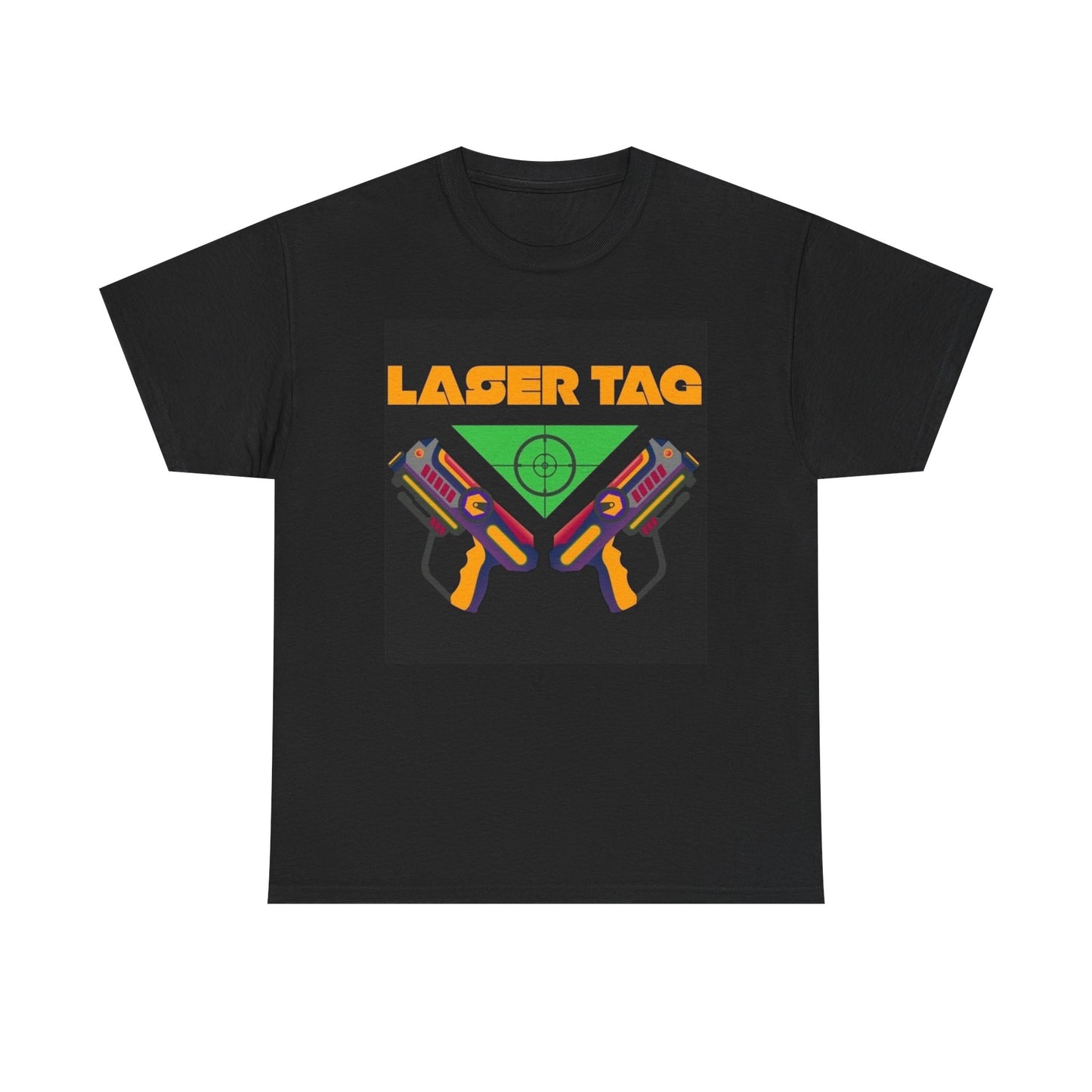 Laser Tag Shirt Graphic Funny Gift Unisex Heavy Cotton Tee