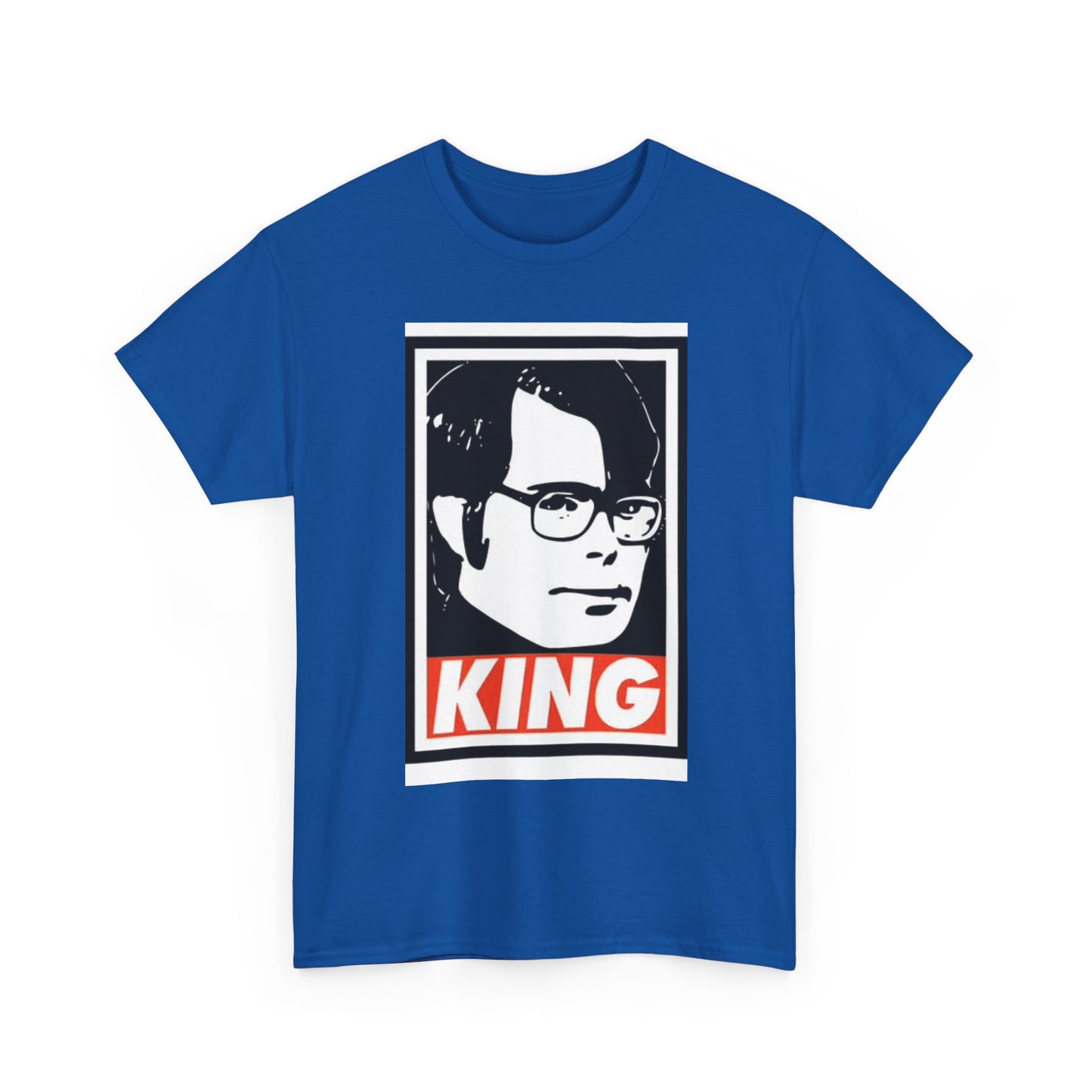 Stephen King Shirt Retro Poster Horror Funny Gift Scary Unisex Heavy Cotton Tee