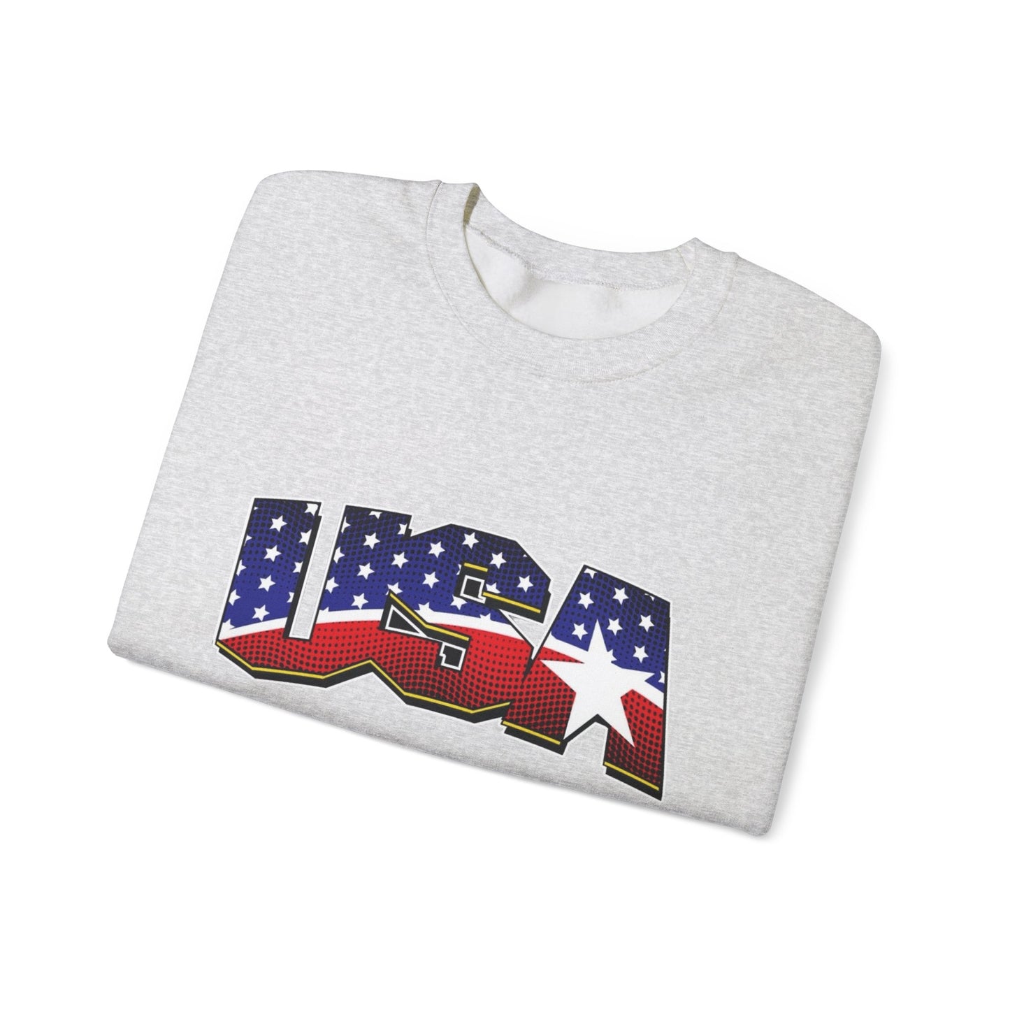 USA American Flag Sweater NEW Unisex Heavy Blend™ Crewneck Sweatshirt