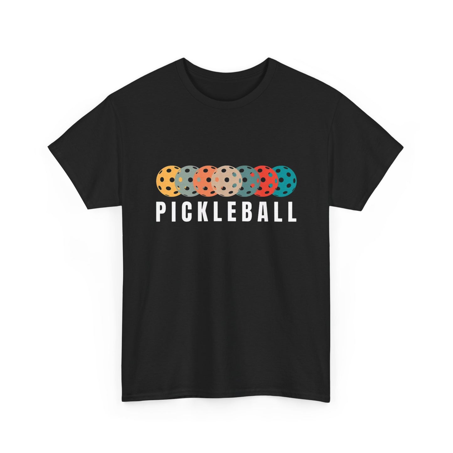 PickleBall Tshirt Training Gym Pickle Ball Court Unisex Heavy Cotton Tee