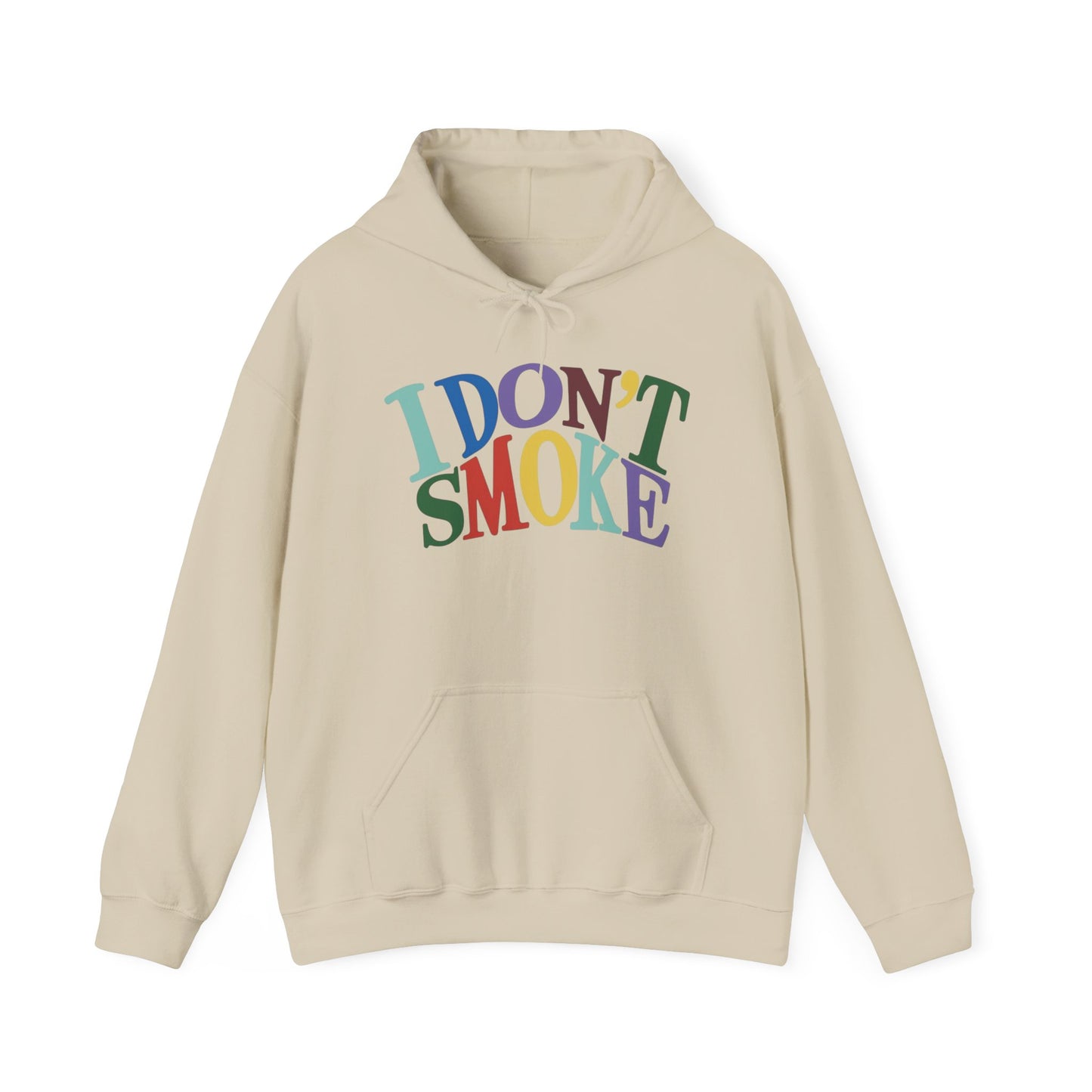 I Don't Smoke Graphic Hoodie Unisex Heavy Blend™ Hooded Sweatshirt