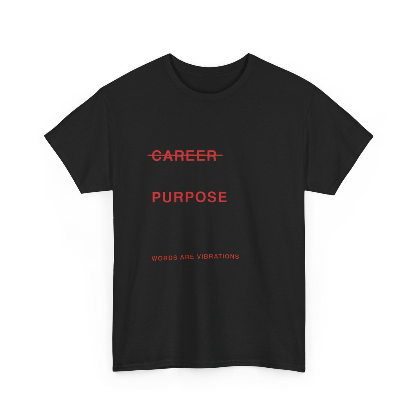 Career Vs Purpose On Earth Graphic T Shirt Unisex Heavy Cotton Tee Gift Vintage