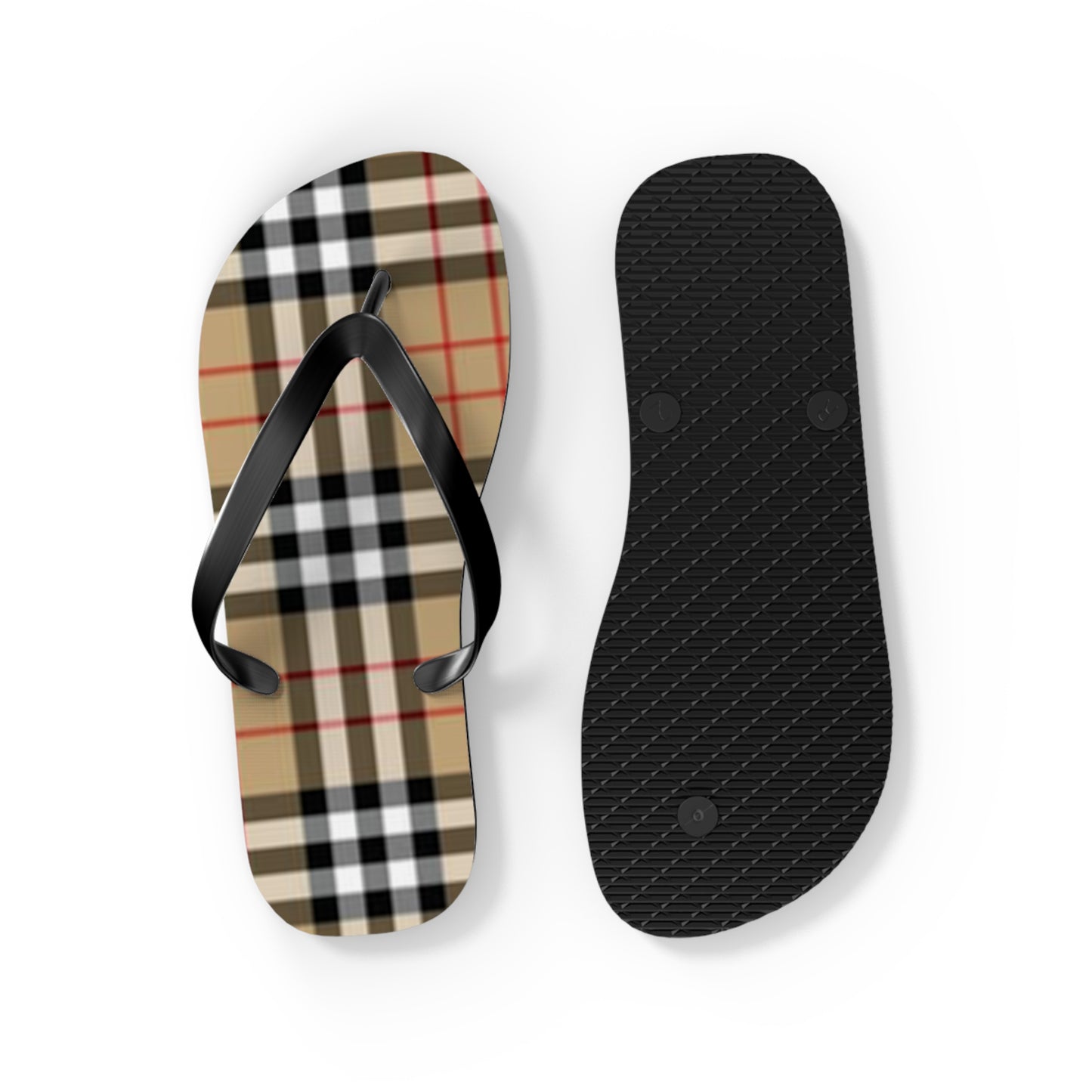 Monogram Print Sandals, Beach Shoes, Vacation Flip Flops, Pool Slides