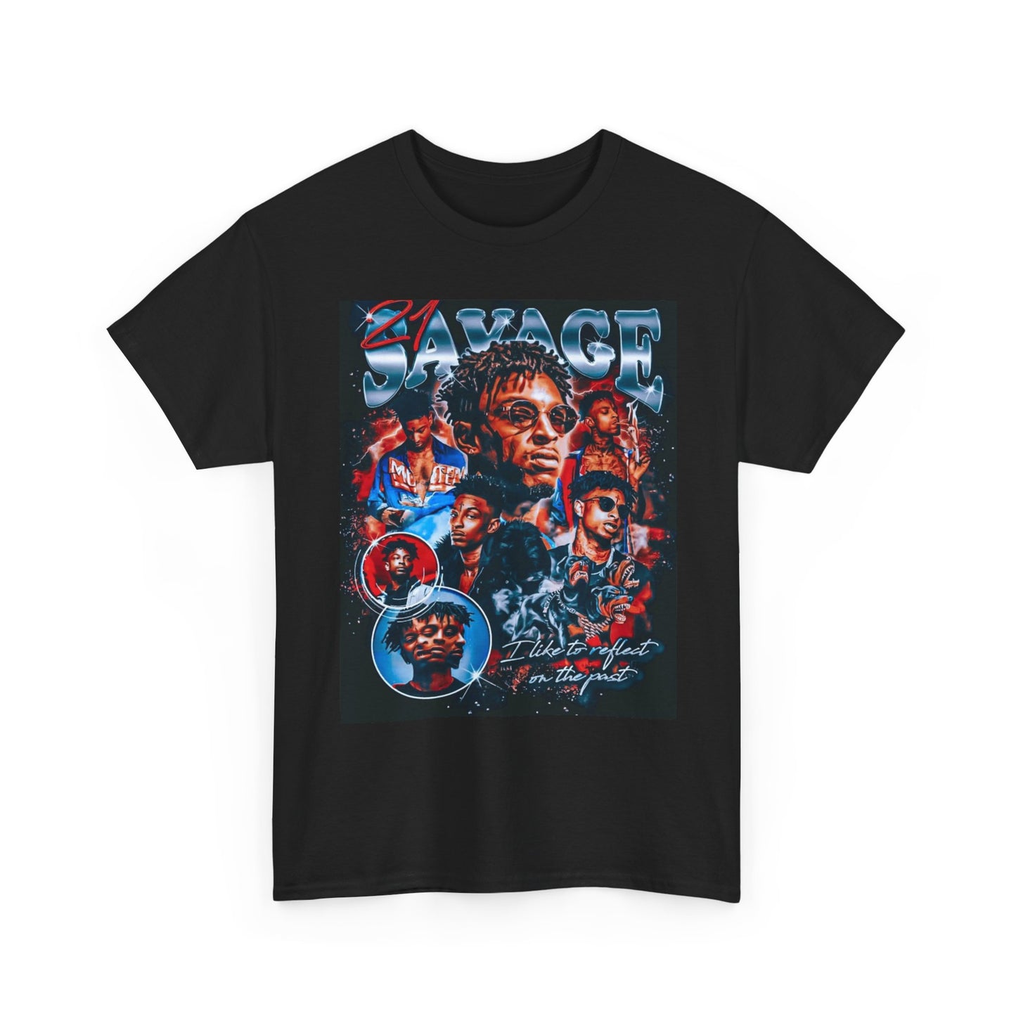 21 Savage Graphic T Shirt Vintage Rap Hip Hop ATL Unisex Heavy Cotton Tee