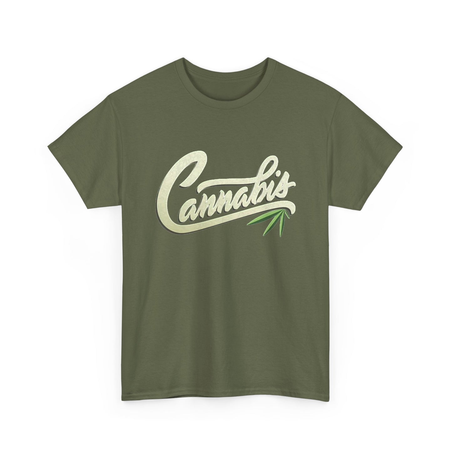 Cannabis Graphic T Shirt Logo Vintage Pot Merch Cali Unisex Heavy Cotton Tee