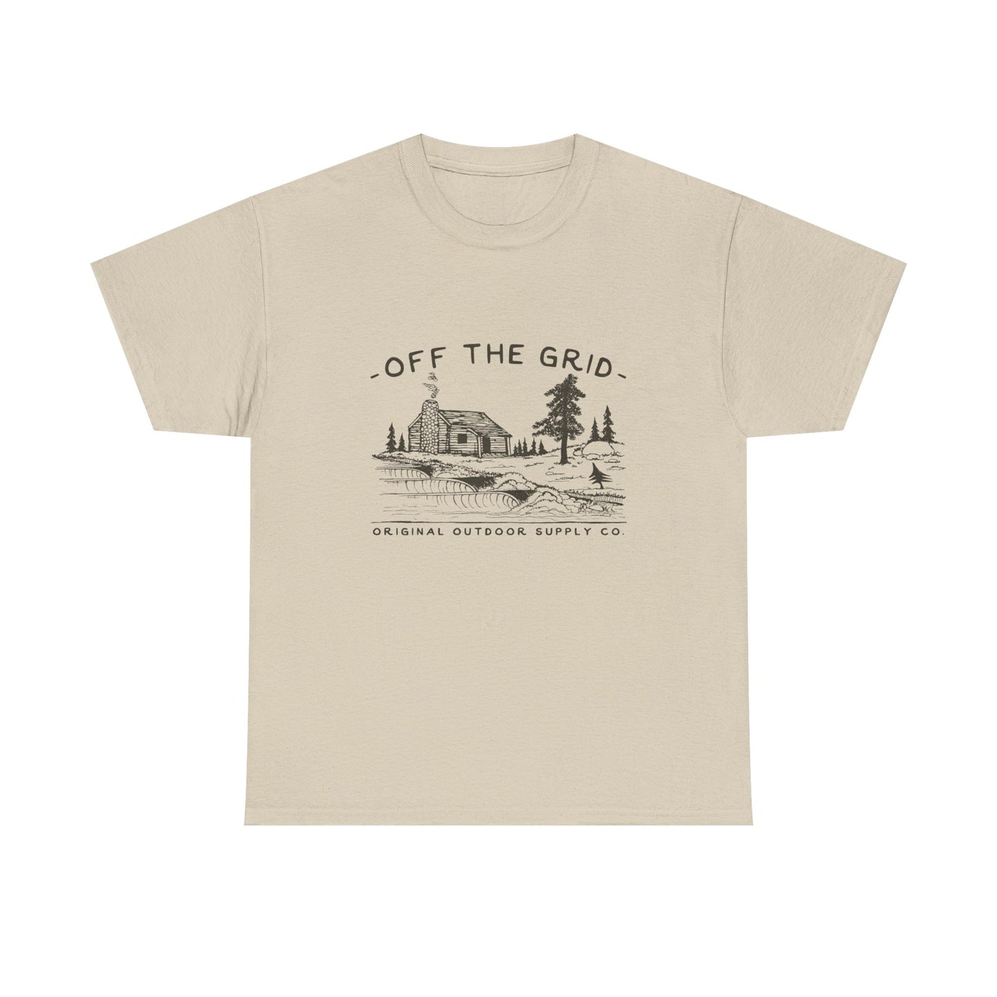 Off The Grid Graphic T Shirt Unisex Heavy Cotton Tee