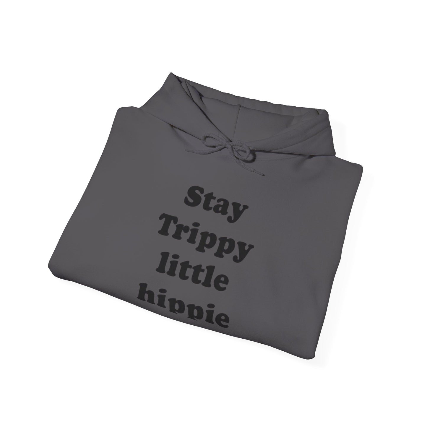 Stay Trippy Little Hippy Retro  Graphic Hoodie Heavy Blend™ Hooded Sweatshirt
