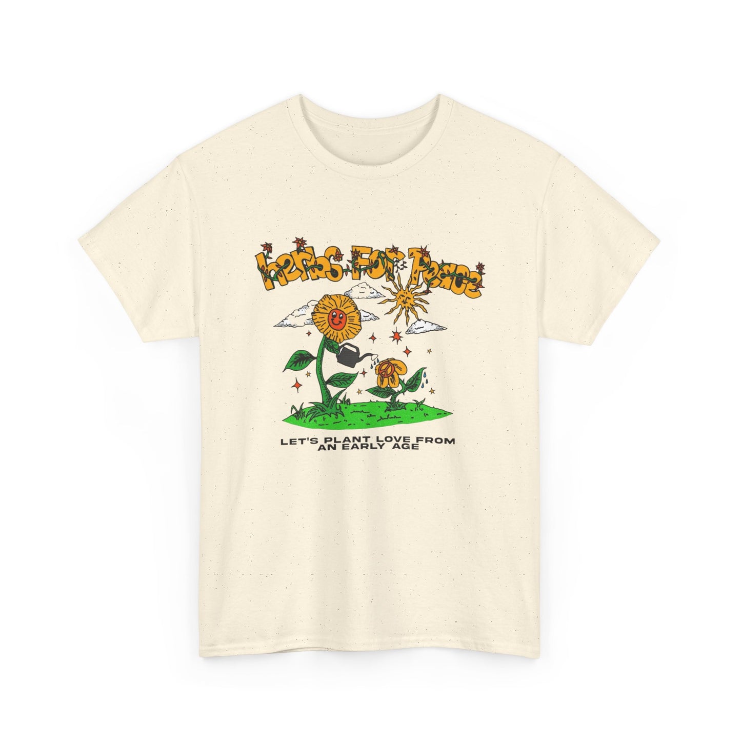 Herbs For Peace Graphic T Shirt NEW Adult Unisex Heavy Cotton Tee