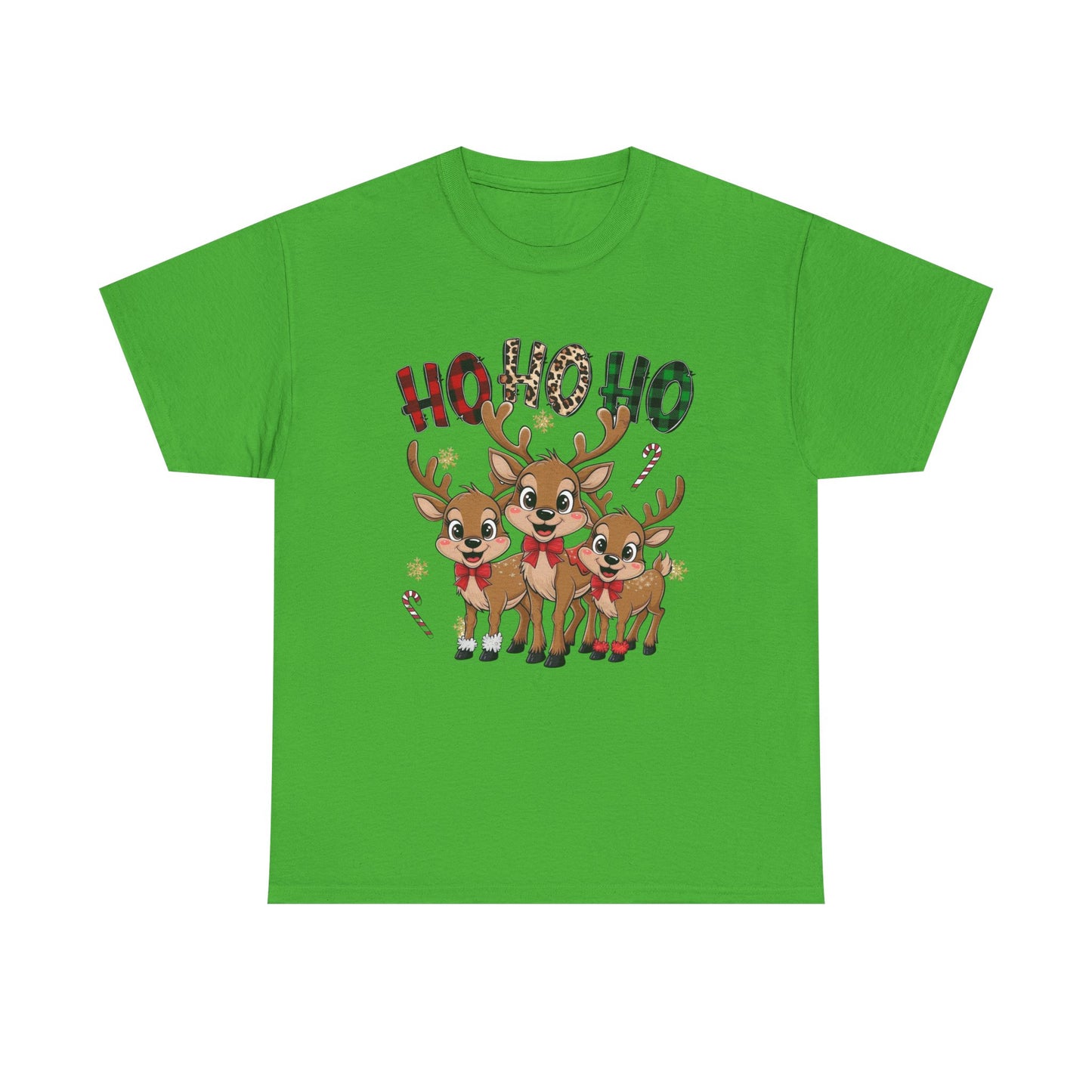 Ho Ho Ho Christmas Graphic T Shirt NEW Unisex Heavy Cotton Tee