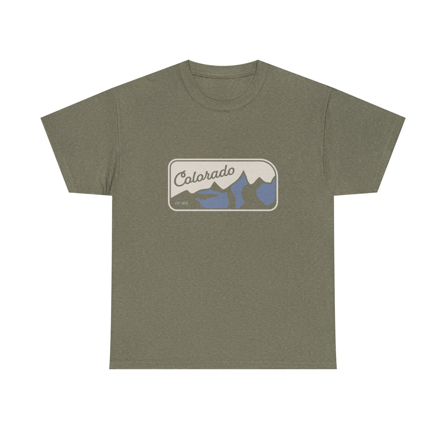 Colorado Graphic T Shirt ADULT NEW Unisex Heavy Cotton Tee