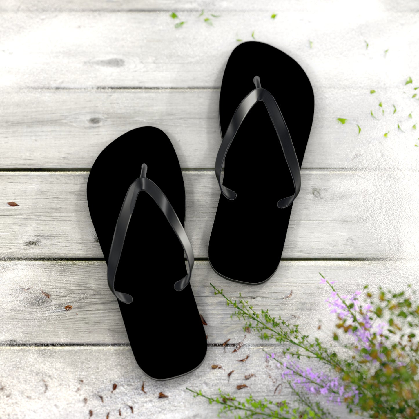 Black Flip Flops, Sandals Slides, Summer Footwear, Brand New