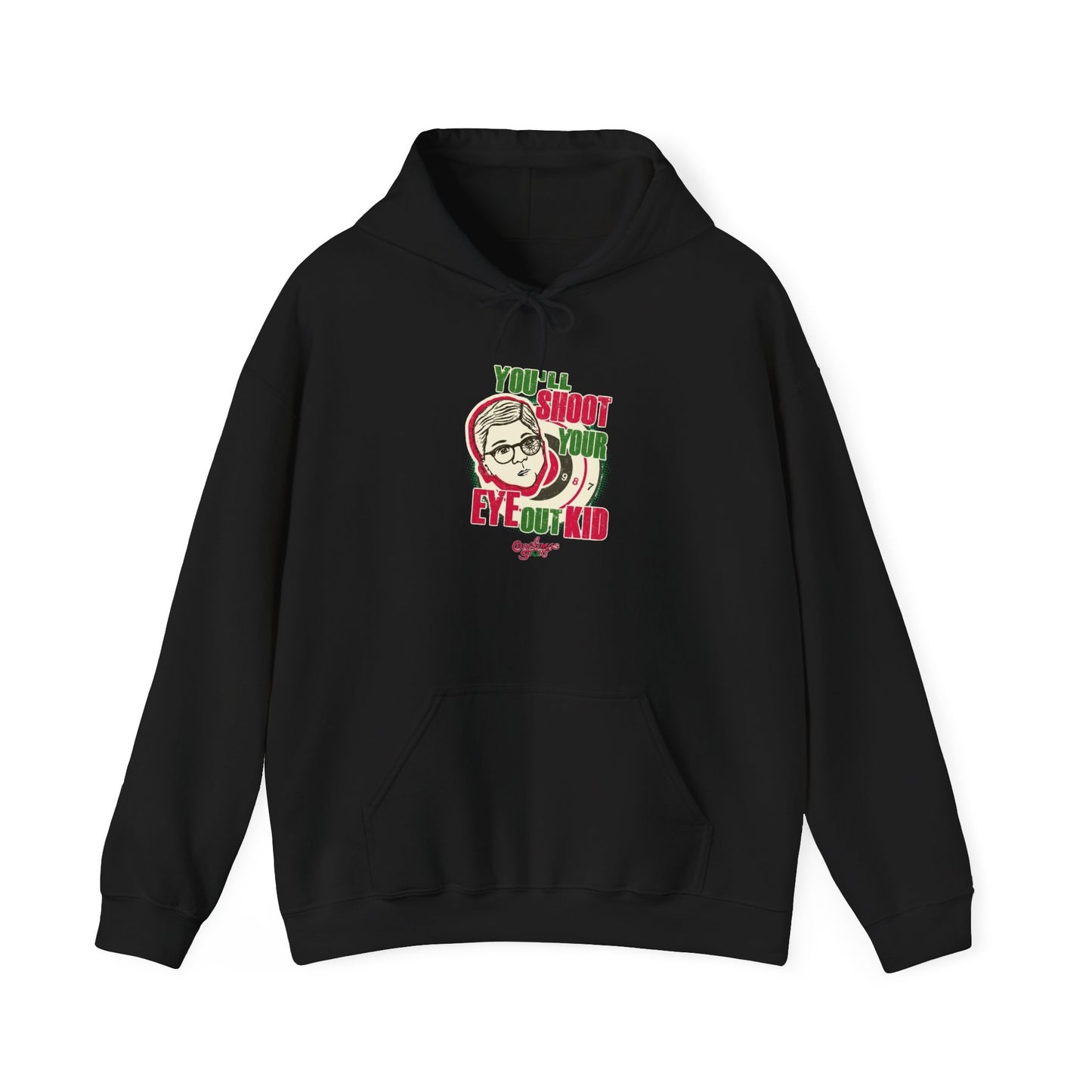 A Christmas Story Retro Graphic Hoodie Unisex Heavy Blend™ Hooded Sweatshirt