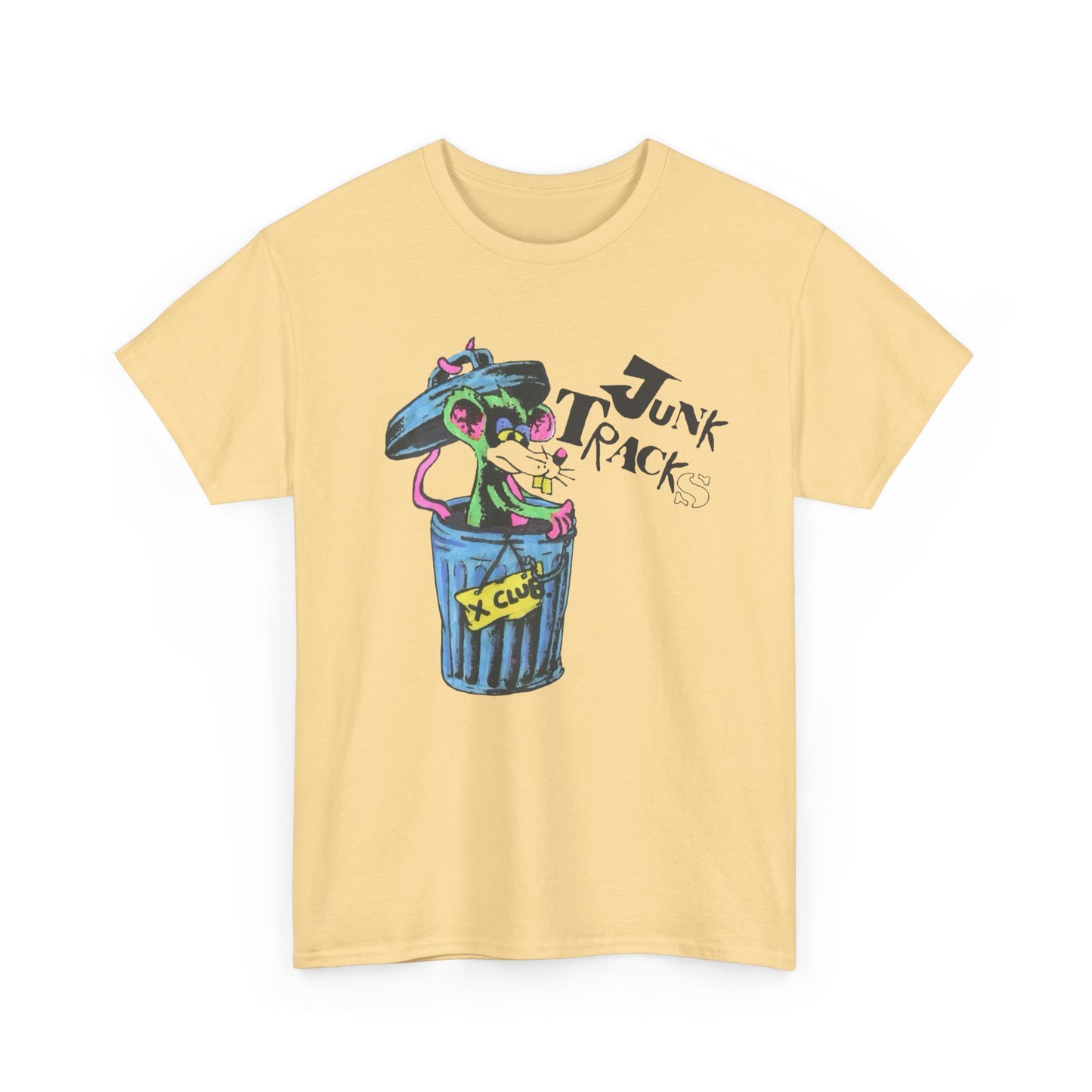 Junk Tracks Vintage Graphic T Shirt NEW Adult Unisex Heavy Cotton Tee