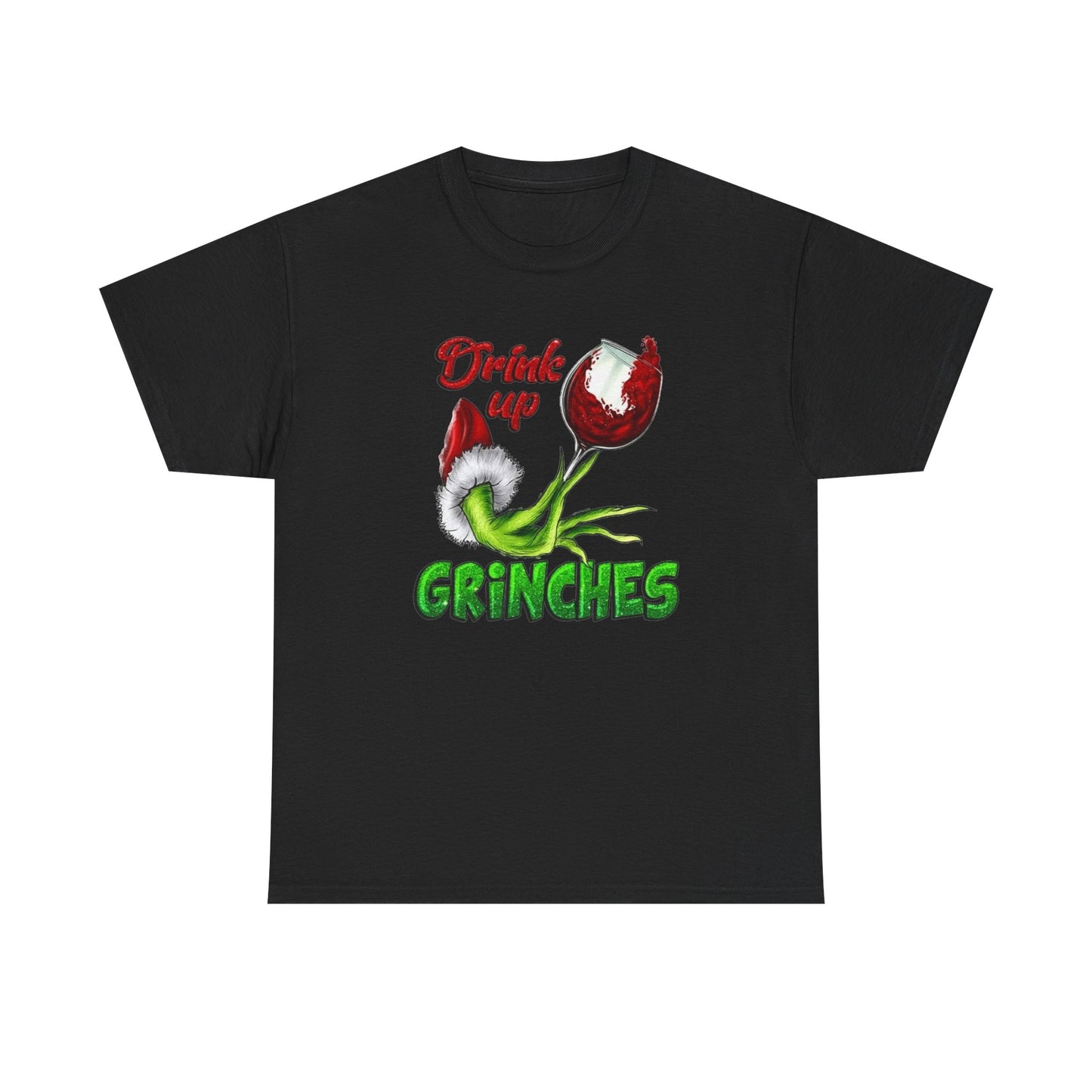 Drink Up Grinch's Christmas Graphic T Shirt NEW ADULT