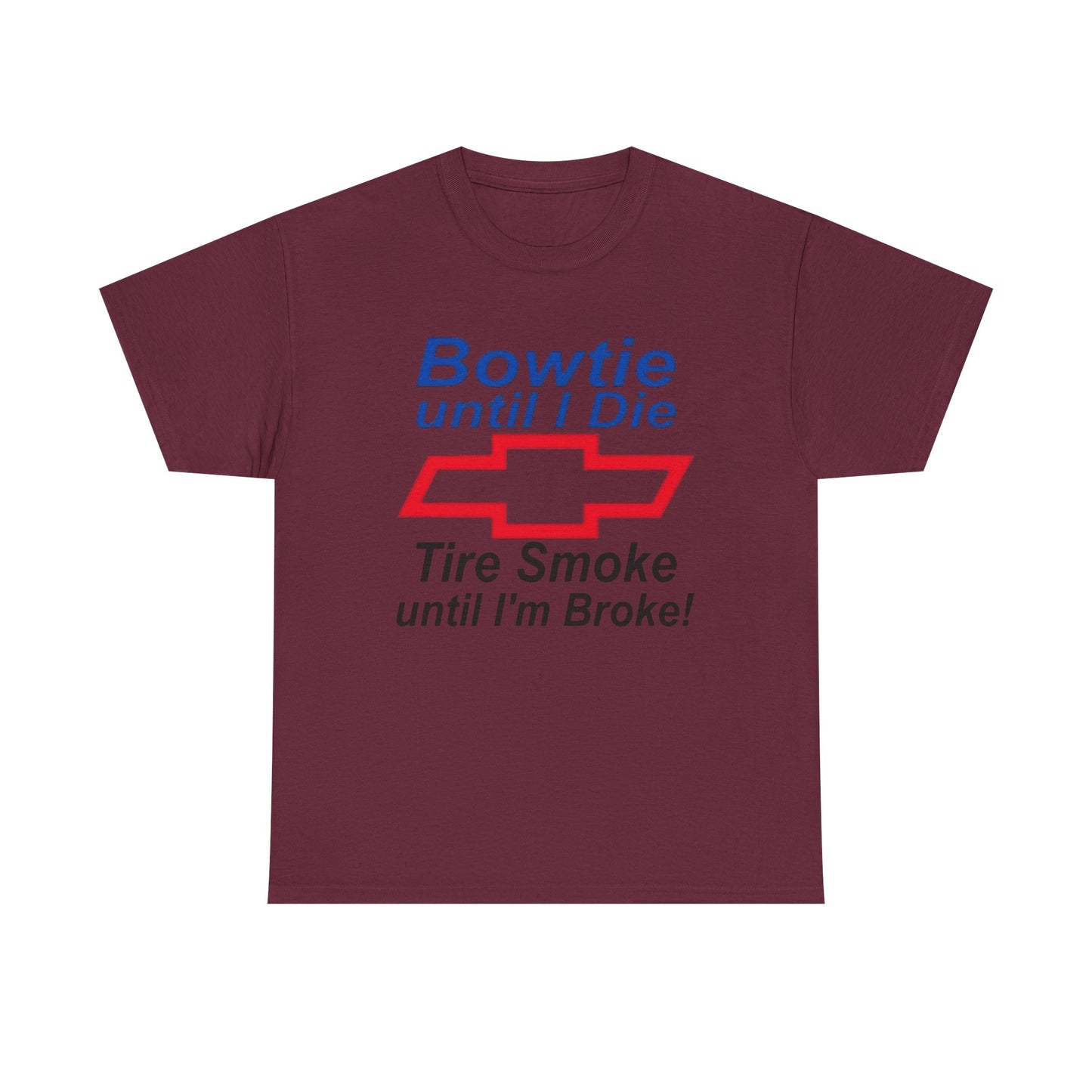 Chevrolet Bowtie Till I Die Retro Graphic T Shirt NEW ADULT Tee