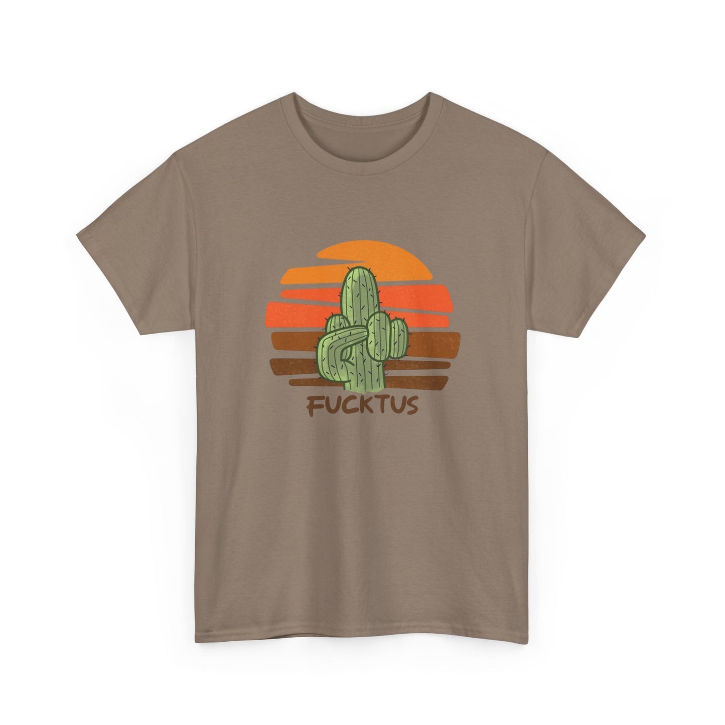 Funny Cactus Graphic T Shirt Unisex Heavy Cotton Tee
