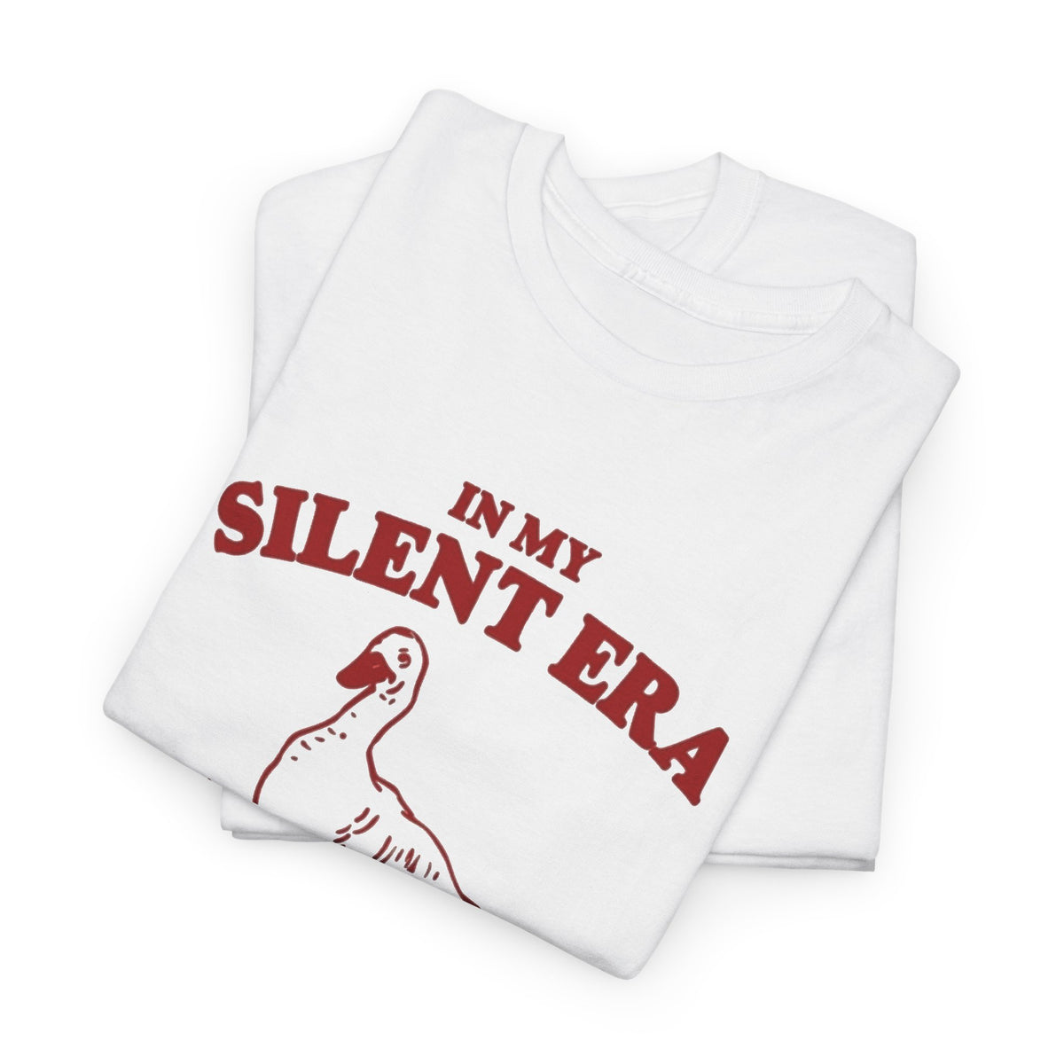 Silent Era Goose Quote T-Shirt, Vintage Film Humor Men's Graphic Tee