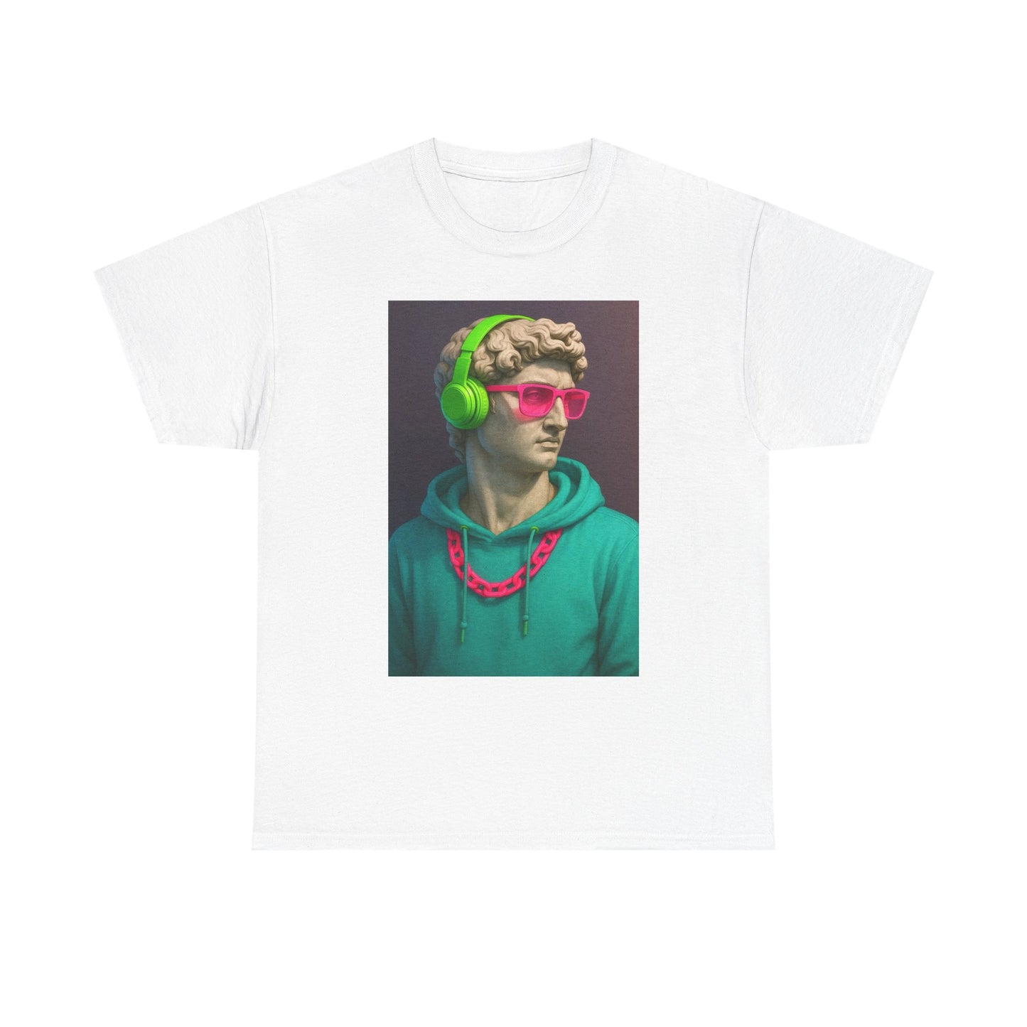 Statue Of David Graphic T Shirt Funny Unisex Heavy Cotton Tee