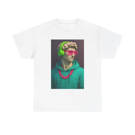 Statue Of David Graphic T Shirt Funny Unisex Heavy Cotton Tee