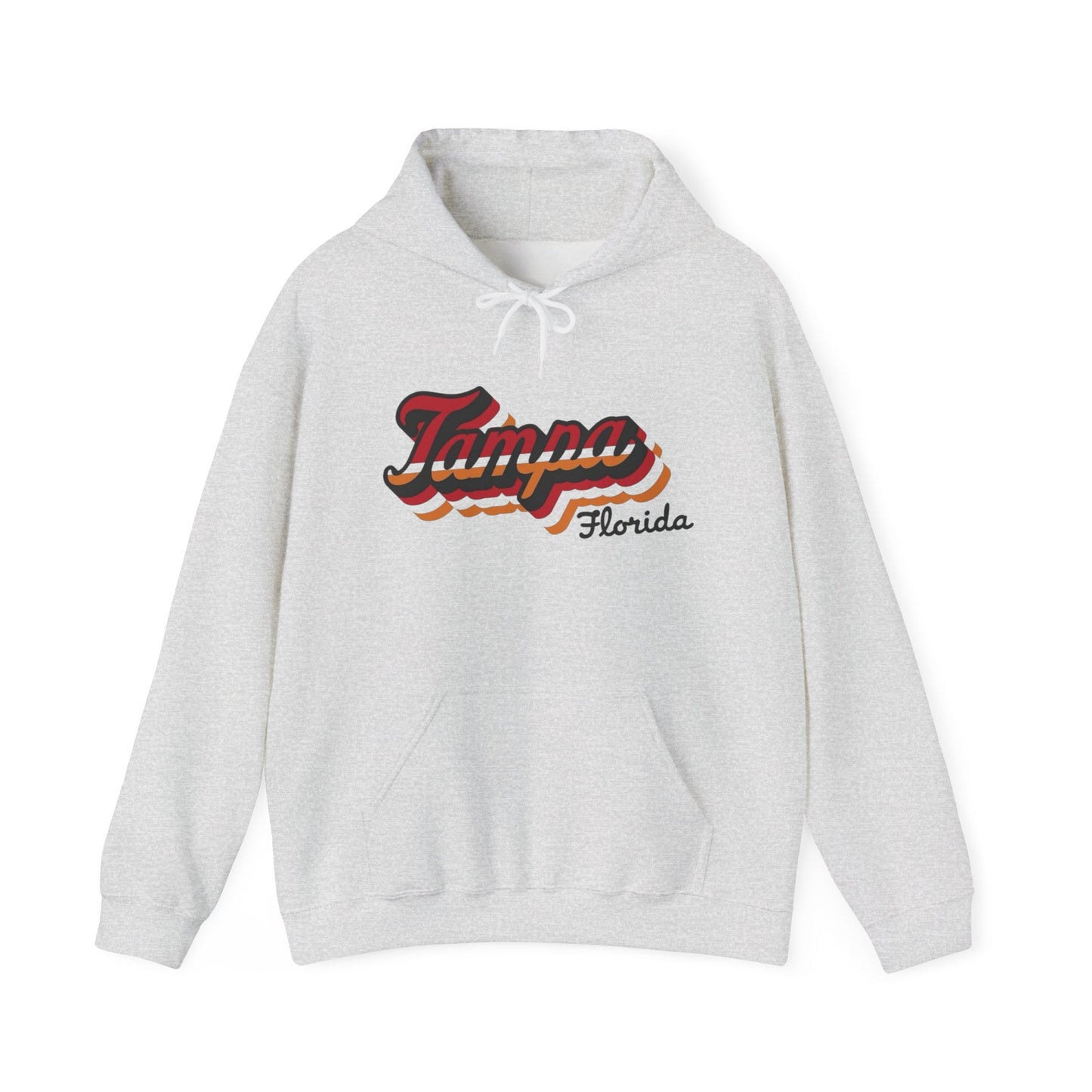 Tampa Florida Retro Graphic Hoodie Unisex Heavy Blend™ Hooded Sweatshirt