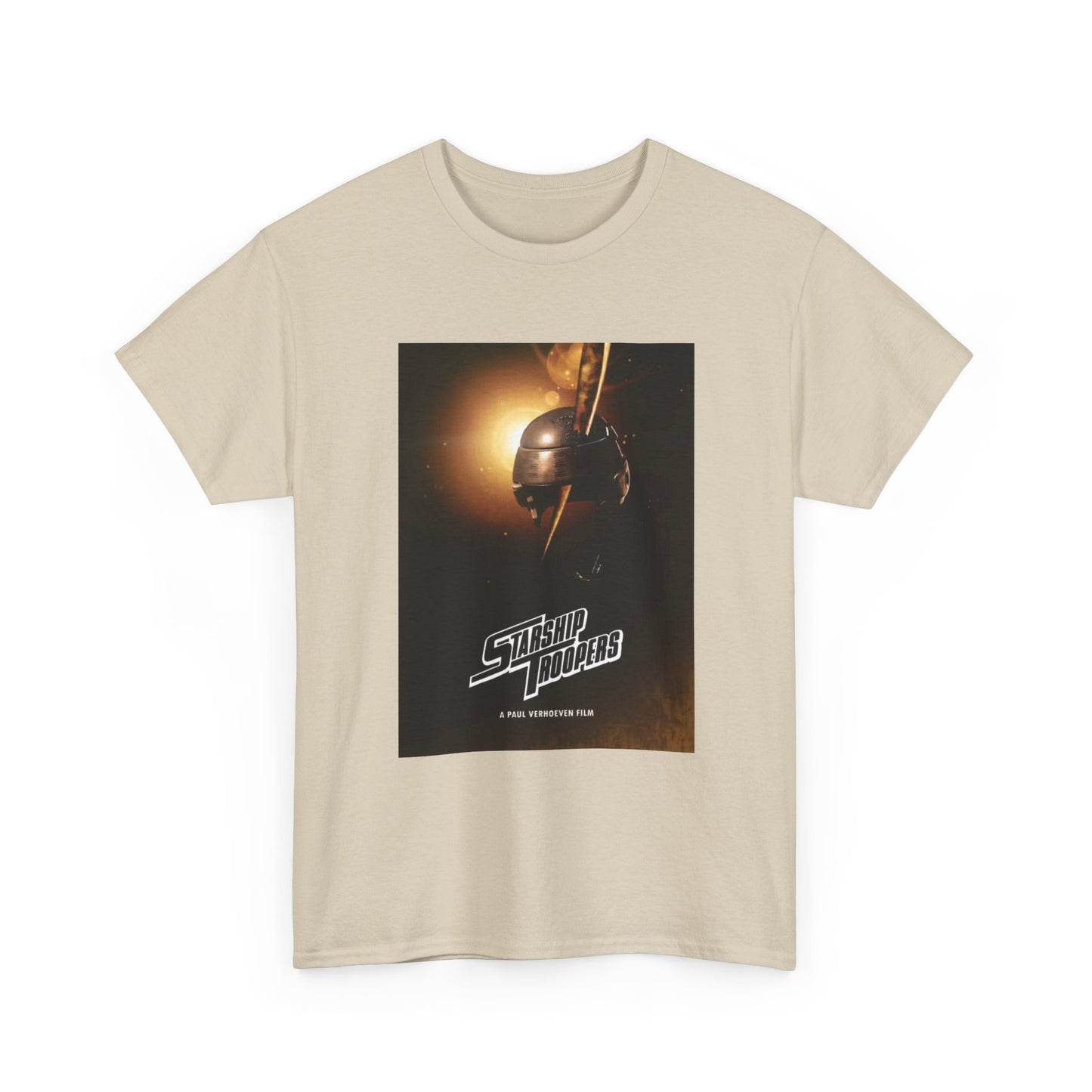 StarShip Troopers Tshirt Retro Action Movie Vintage Unisex Heavy Cotton Tee