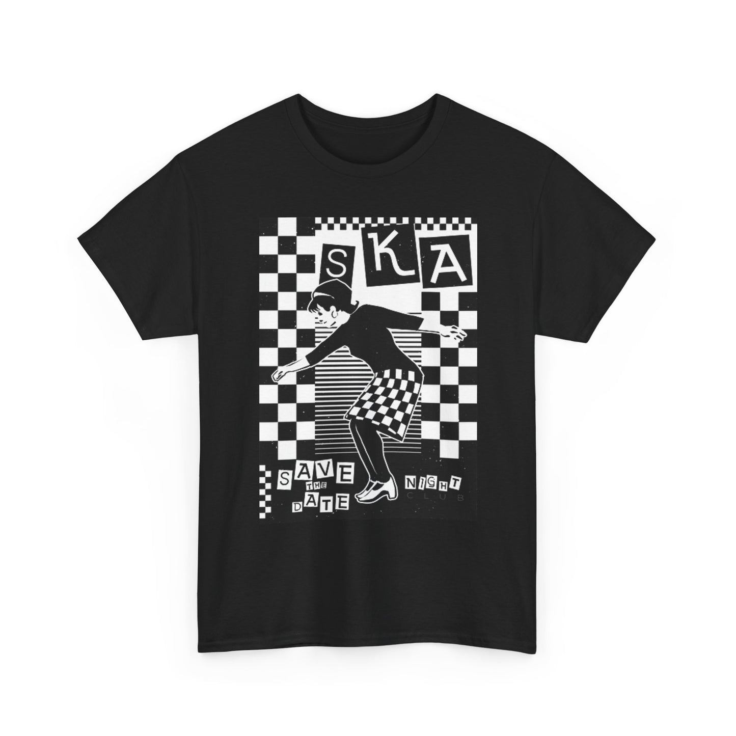 Skate Night Graphic T Shirt Vintage Retro Unisex Heavy Cotton Tee
