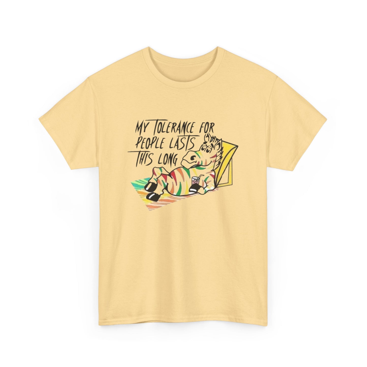 Zebra Gum Funny Vintage Graphic T Shirt NEW Heavy Cotton Tee