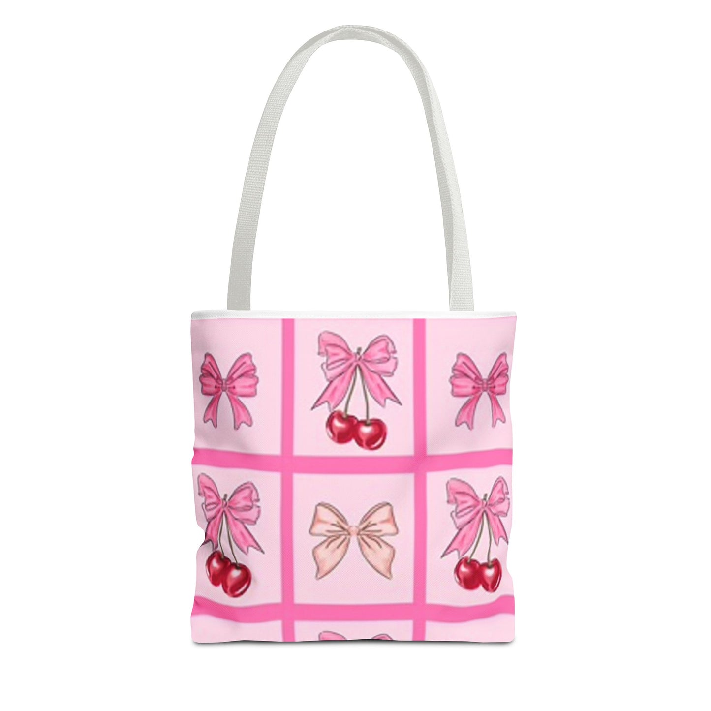 Pink Bows Upside Down Graphic BRAND NEW Tote Bag (AOP)