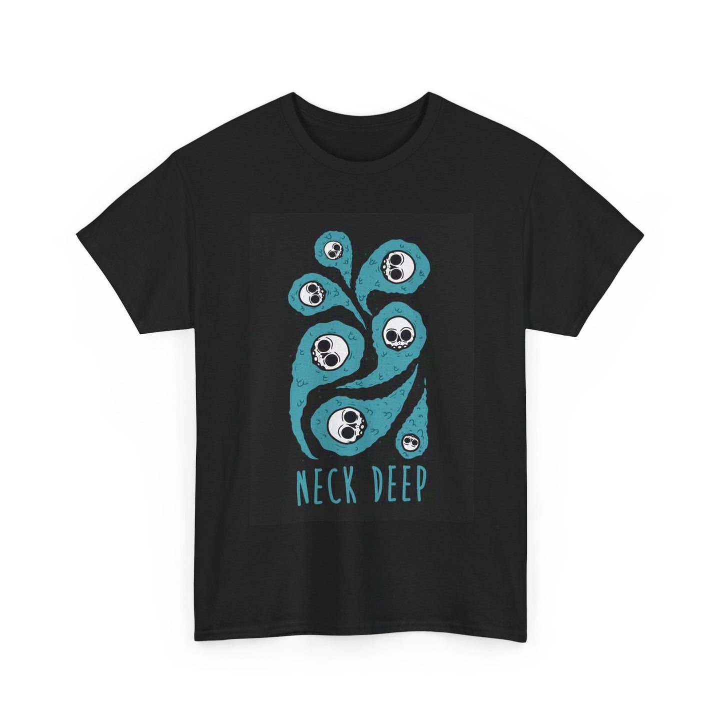 Neck Deep Tshirt Retro Punk Rock Graphic Album Cover Unisex Heavy Tee