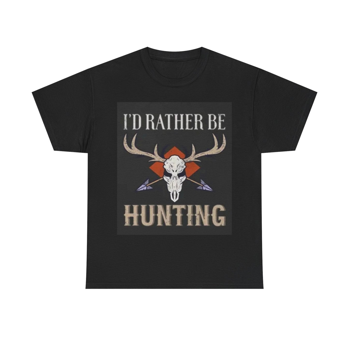 Hunting season T-shirt country guns retro horns bulls Unisex Heavy Cotton Tee