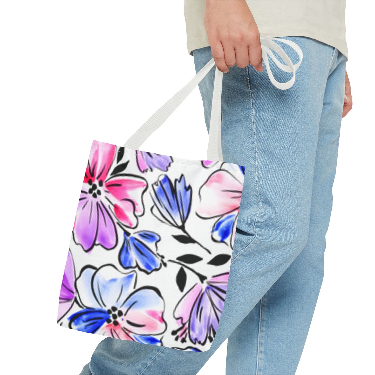 Multi Color Flowers Brand New Tote Bag (AOP)