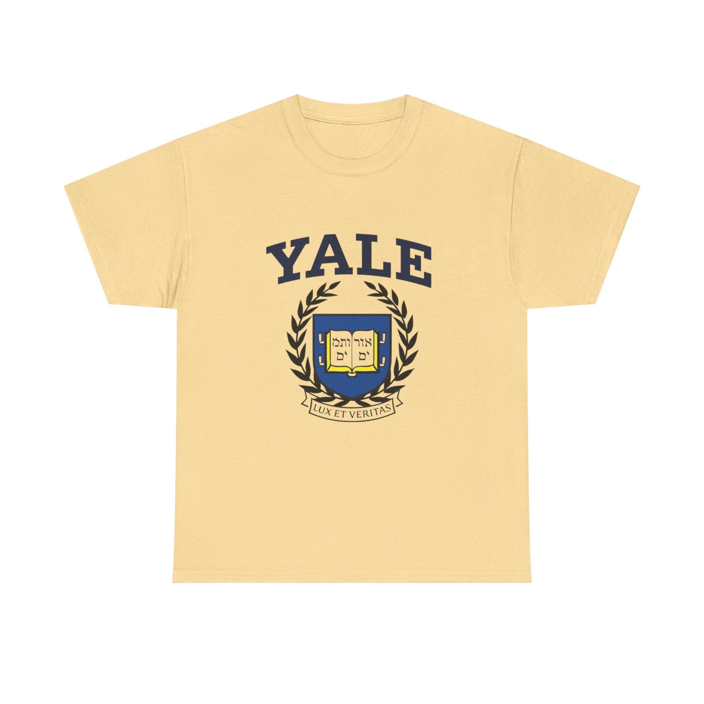 Yale Logo College Graphic T Shirt ADULT NEW
