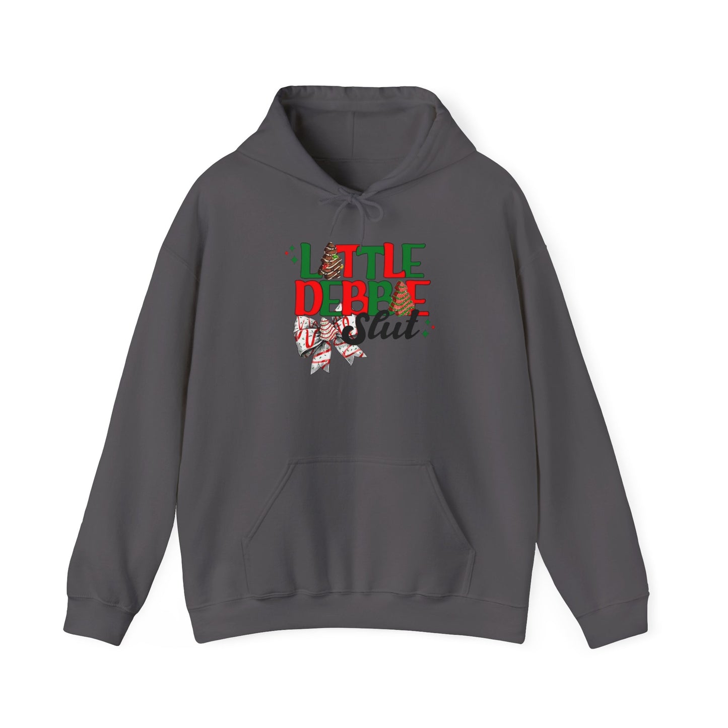 Little Debbie Slut Funny Christmas Graphic Hoodie Heavy Blend™ Hooded Sweatshirt