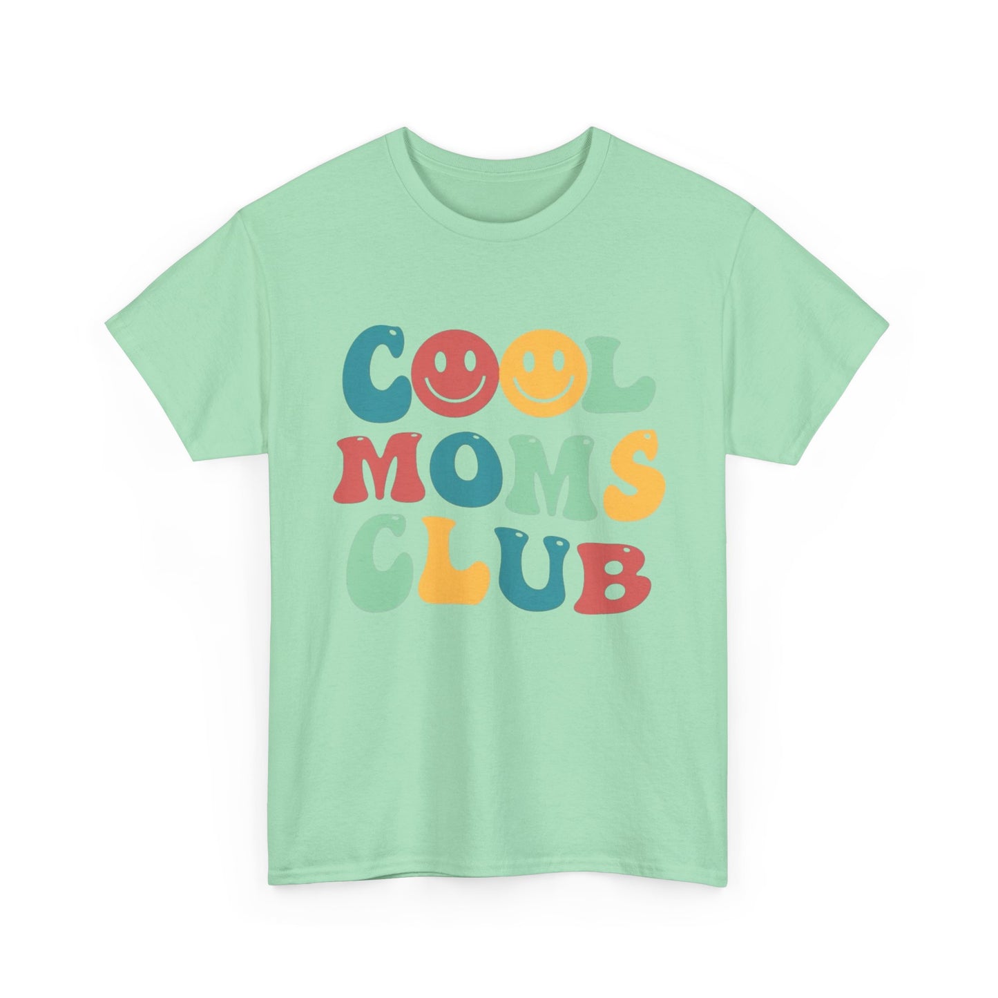Cool Moms Club Women's Graphic T Shirt NEW MULTIPLE COLORS Gift Retro Design 90s
