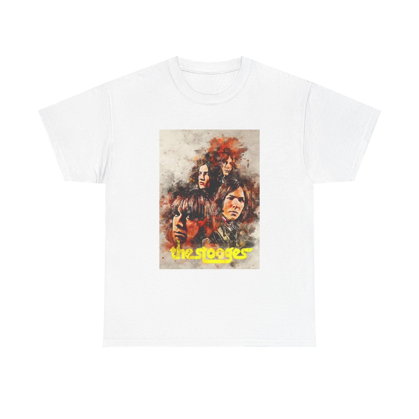 The Stooges Tshirt Vintage Punk Rock retro Graphic Unisex Heavy Cotton Tee